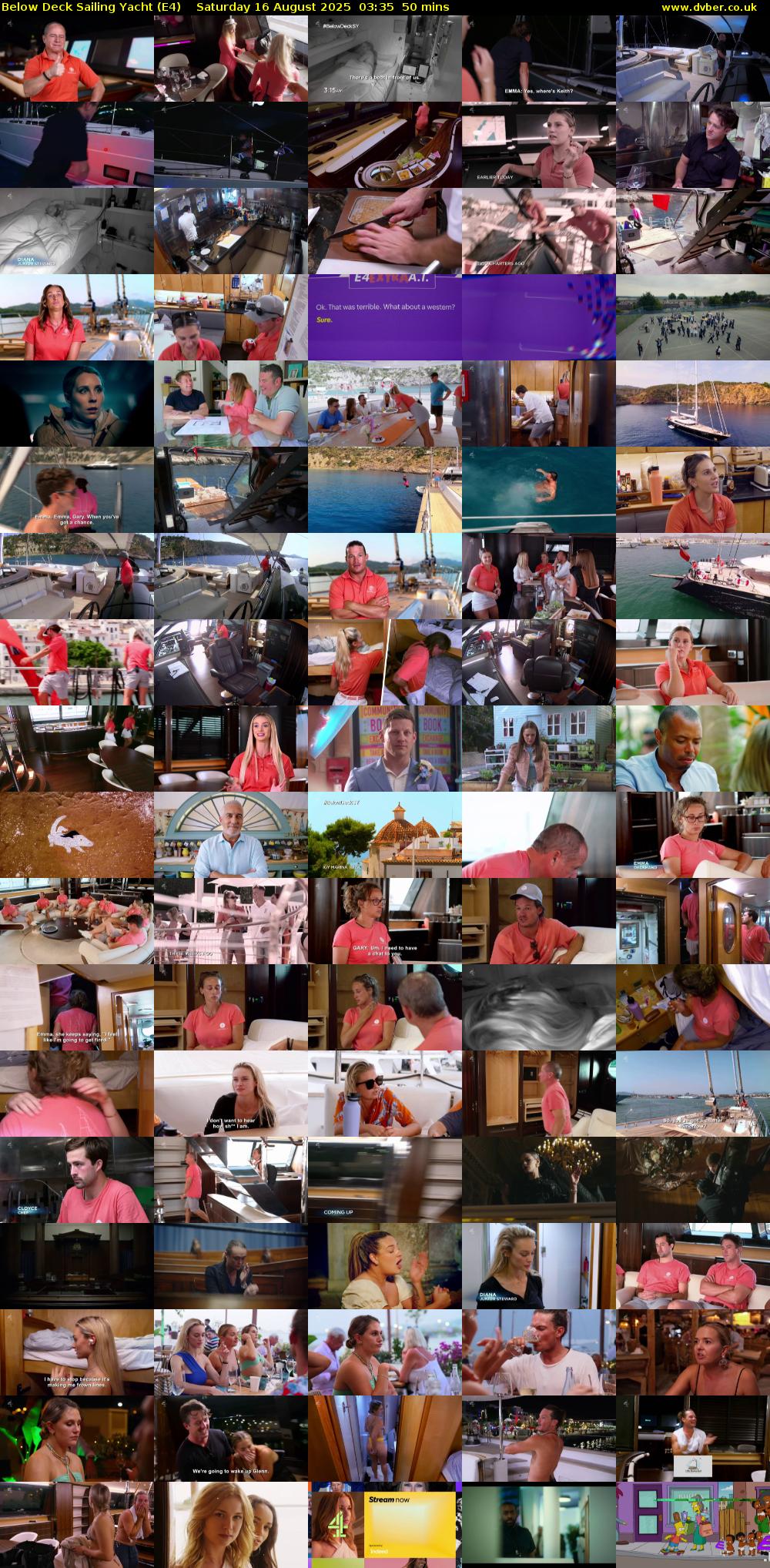 Below Deck Sailing Yacht (E4) Saturday 16 August 2025 03:35 - 04:25