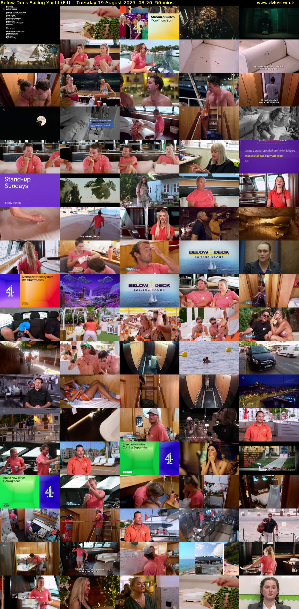 Below Deck Sailing Yacht (E4) Tuesday 19 August 2025 03:20 - 04:10