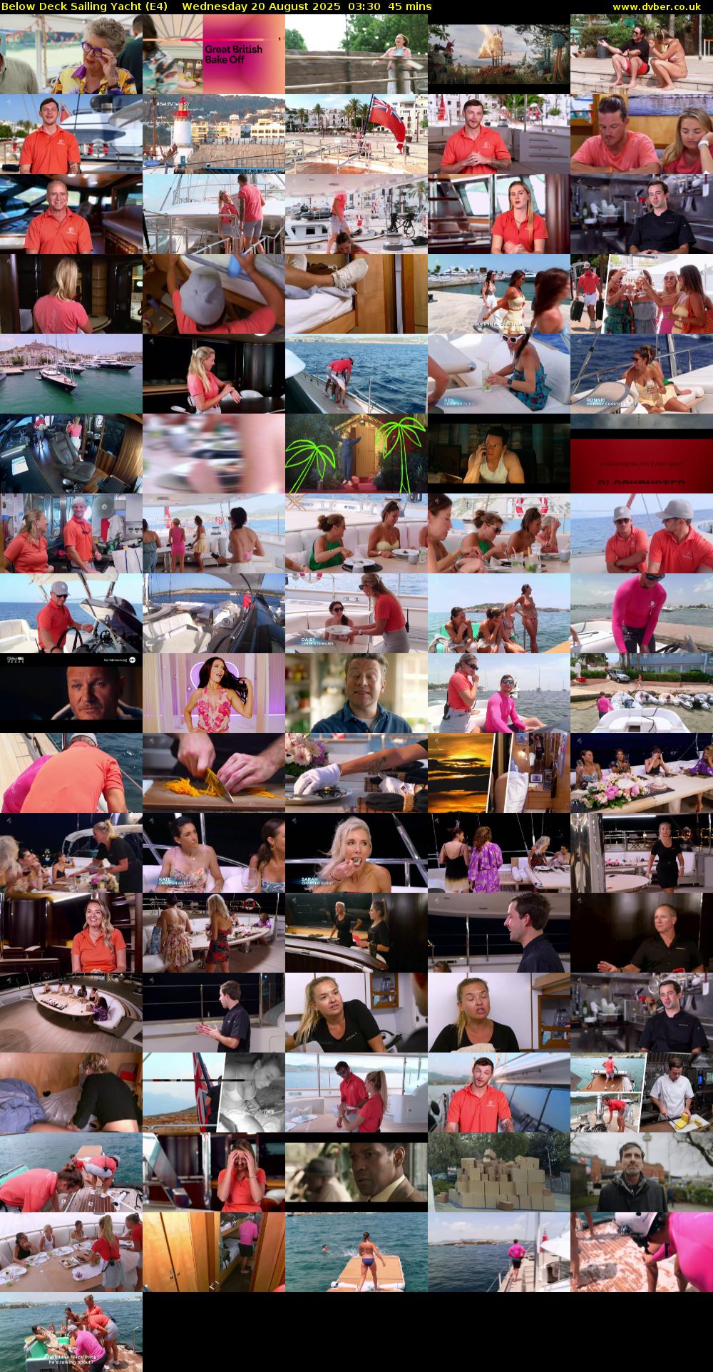 Below Deck Sailing Yacht (E4) Wednesday 20 August 2025 03:30 - 04:15