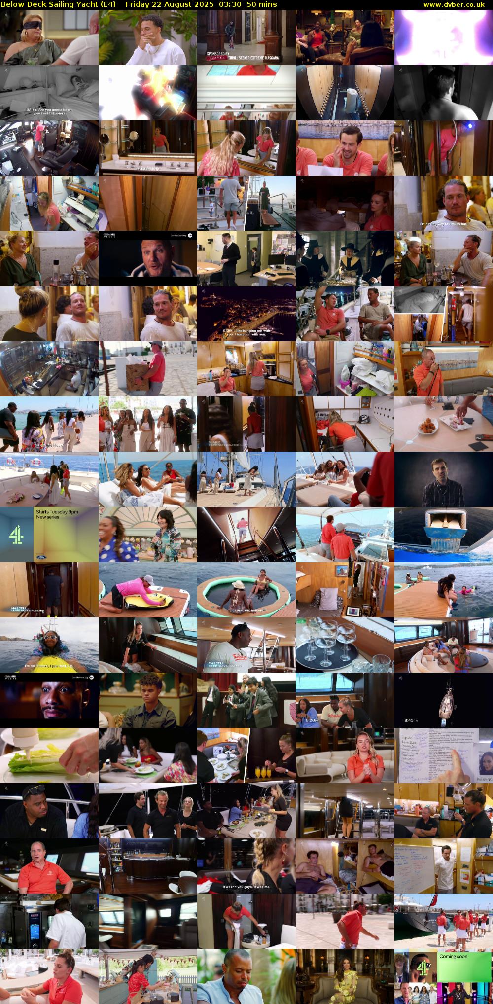 Below Deck Sailing Yacht (E4) Friday 22 August 2025 03:30 - 04:20