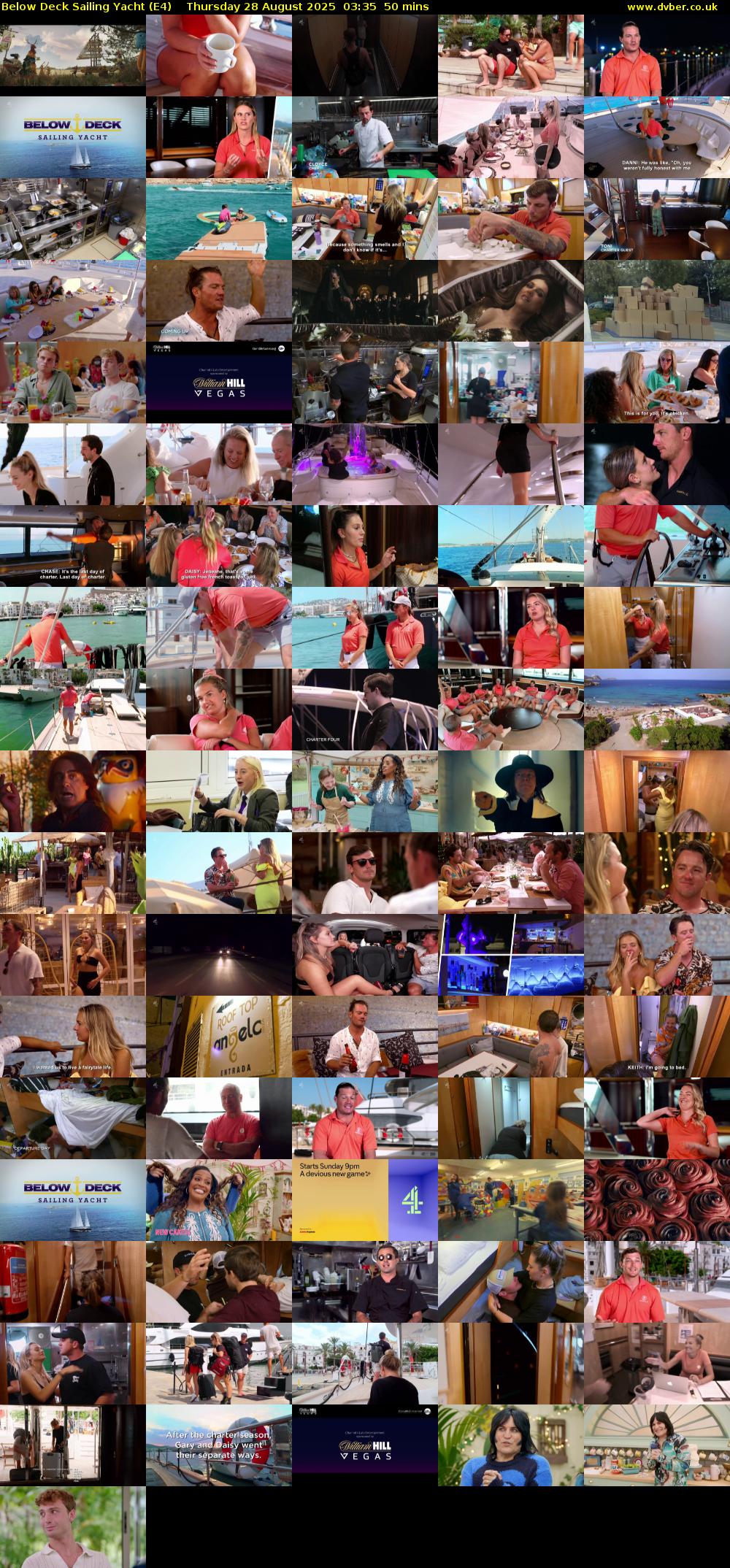 Below Deck Sailing Yacht (E4) Thursday 28 August 2025 03:35 - 04:25