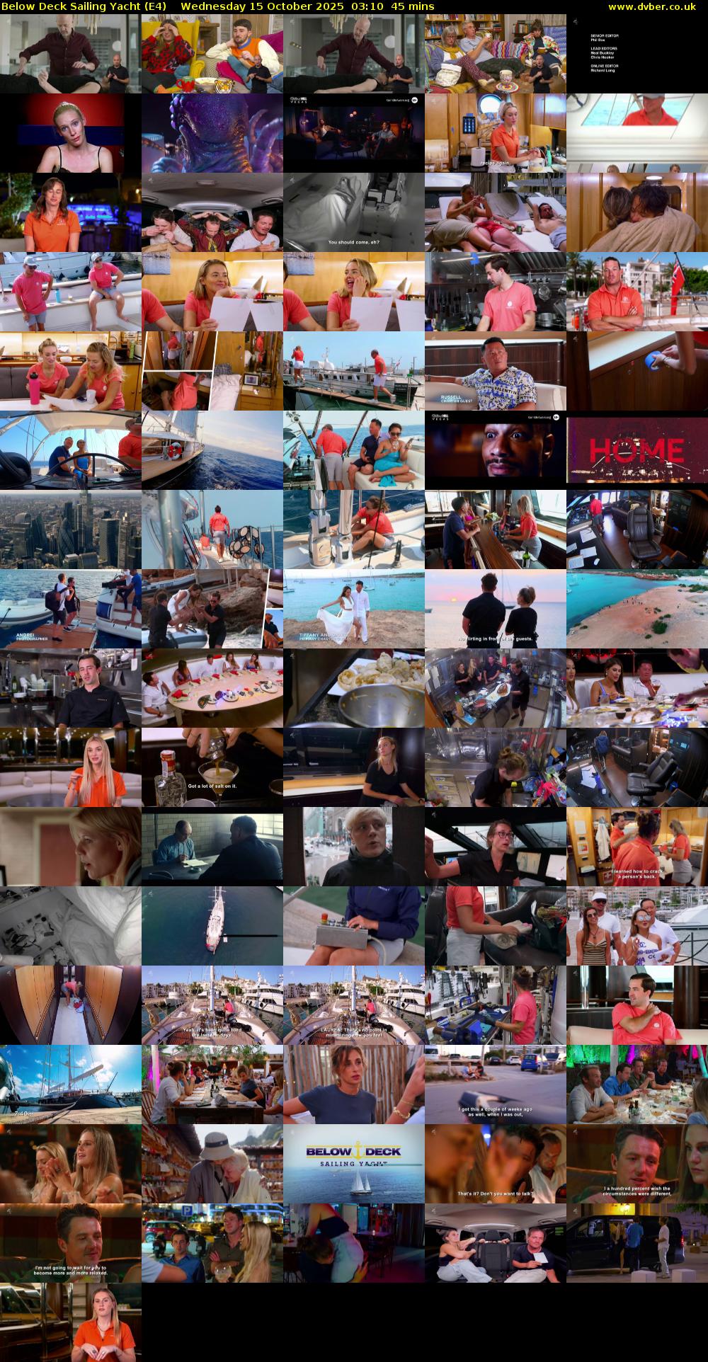 Below Deck Sailing Yacht (E4) Wednesday 15 October 2025 03:10 - 03:55