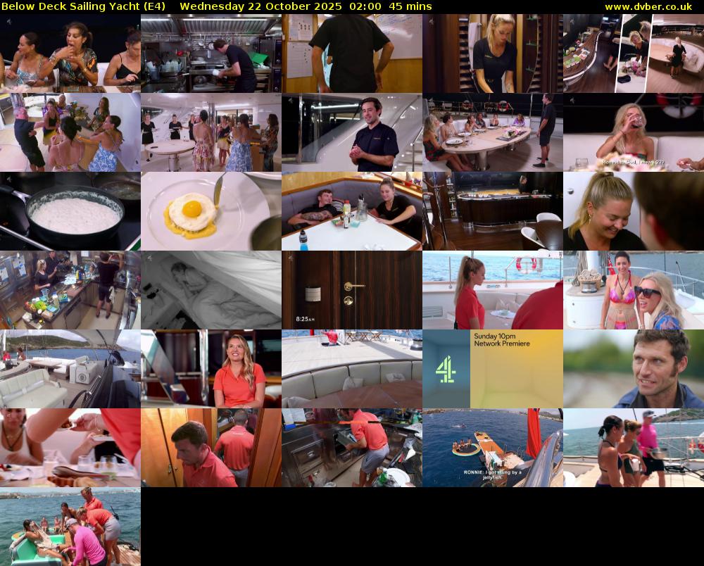 Below Deck Sailing Yacht (E4) Wednesday 22 October 2025 02:00 - 02:45