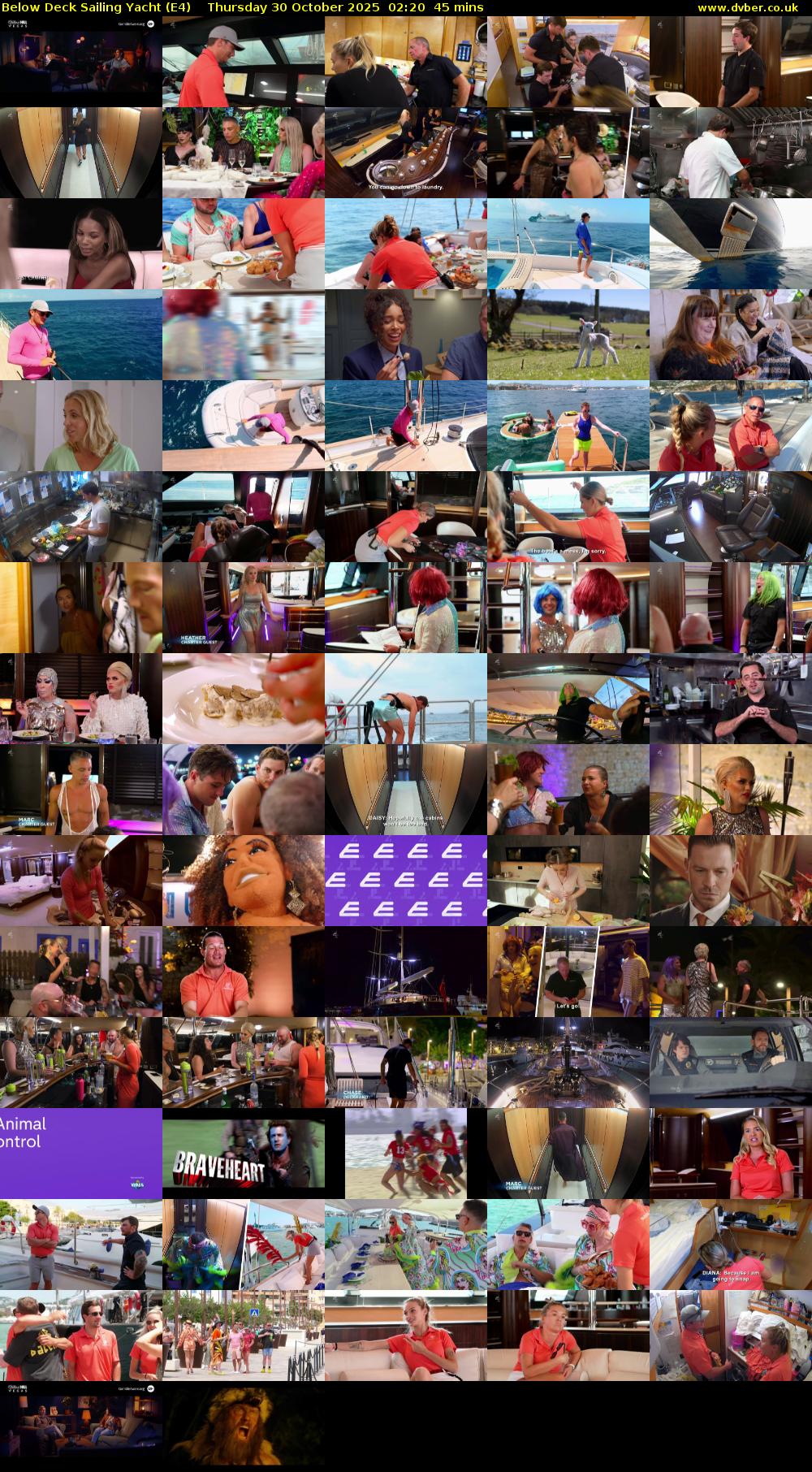 Below Deck Sailing Yacht (E4) Thursday 30 October 2025 02:20 - 03:05