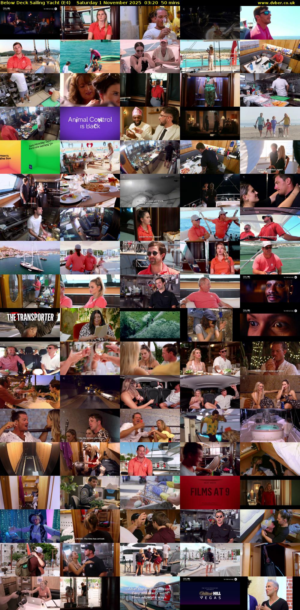 Below Deck Sailing Yacht (E4) Saturday 1 November 2025 03:20 - 04:10