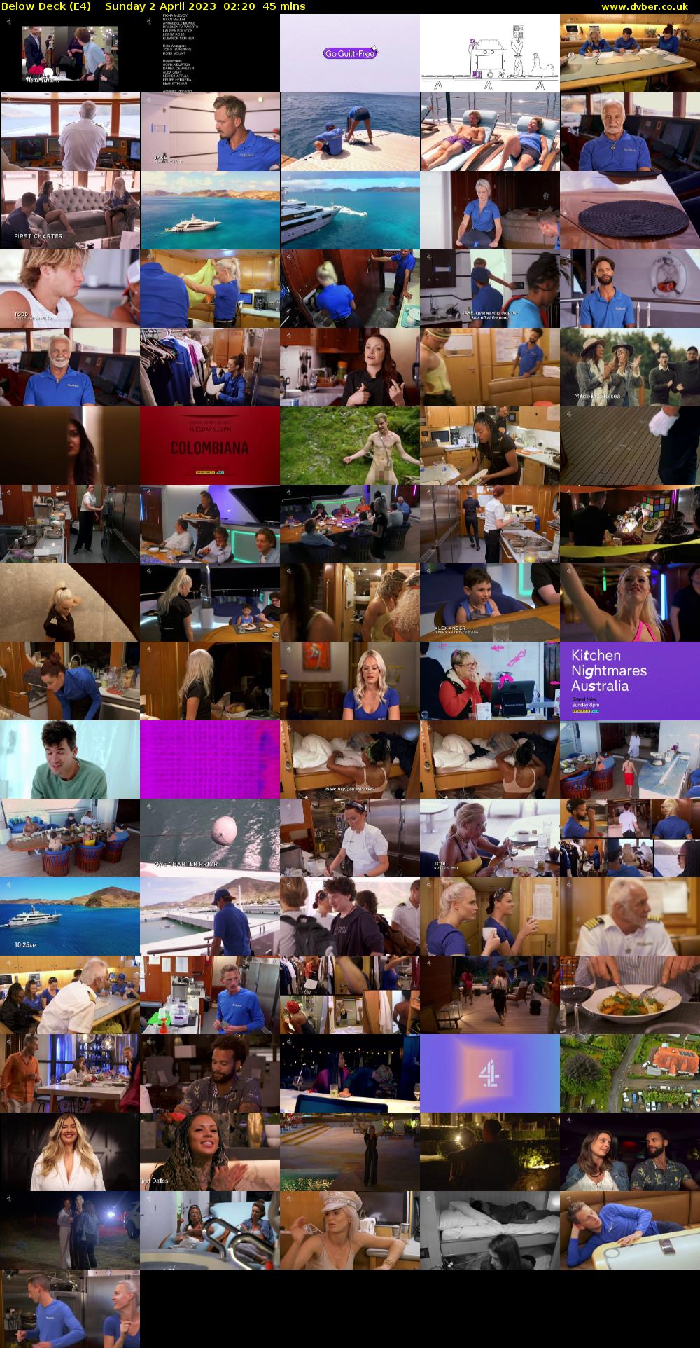 Below Deck (E4) Sunday 2 April 2023 02:20 - 03:05