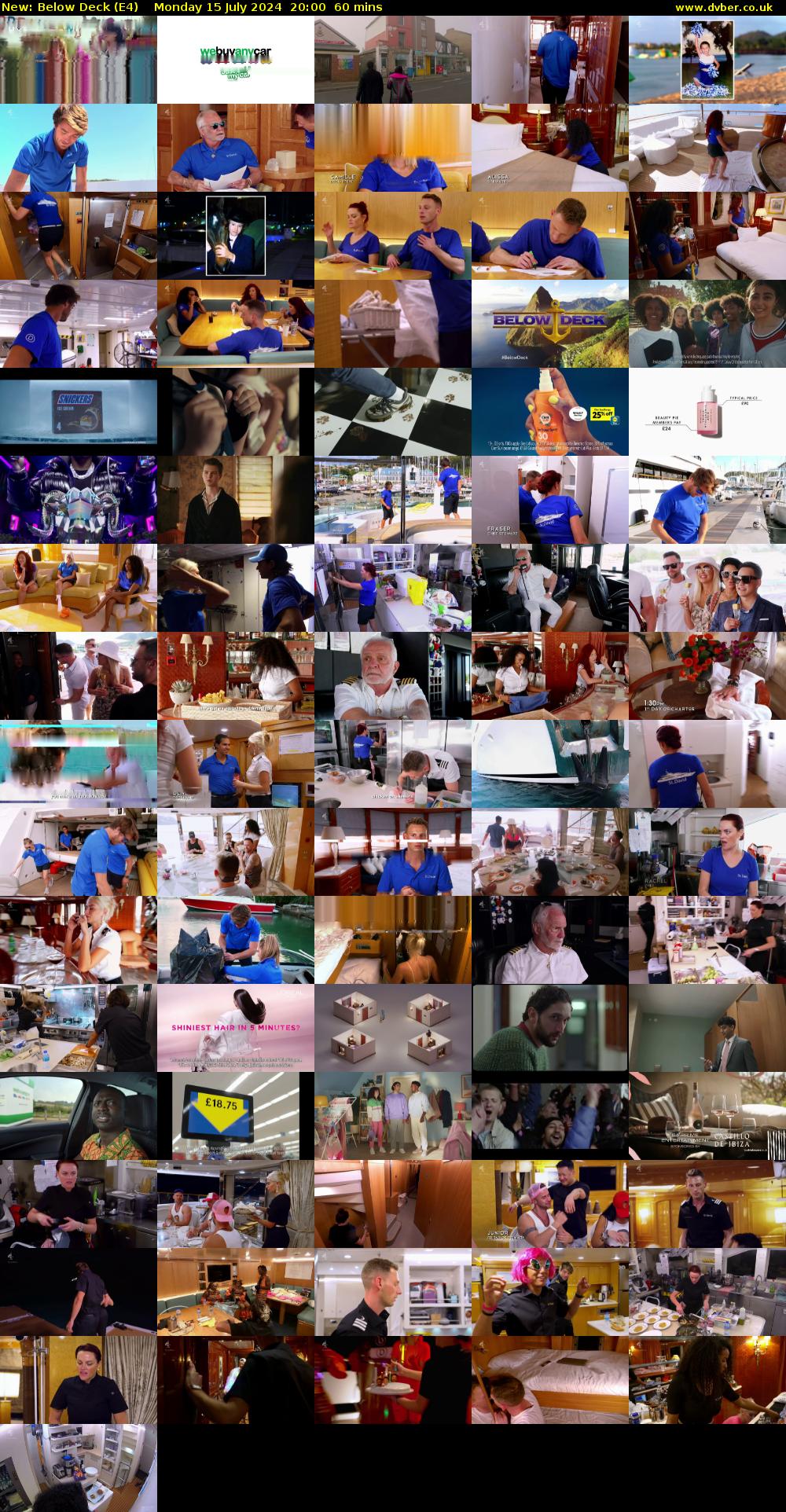 Below Deck (E4) Monday 15 July 2024 20:00 - 21:00