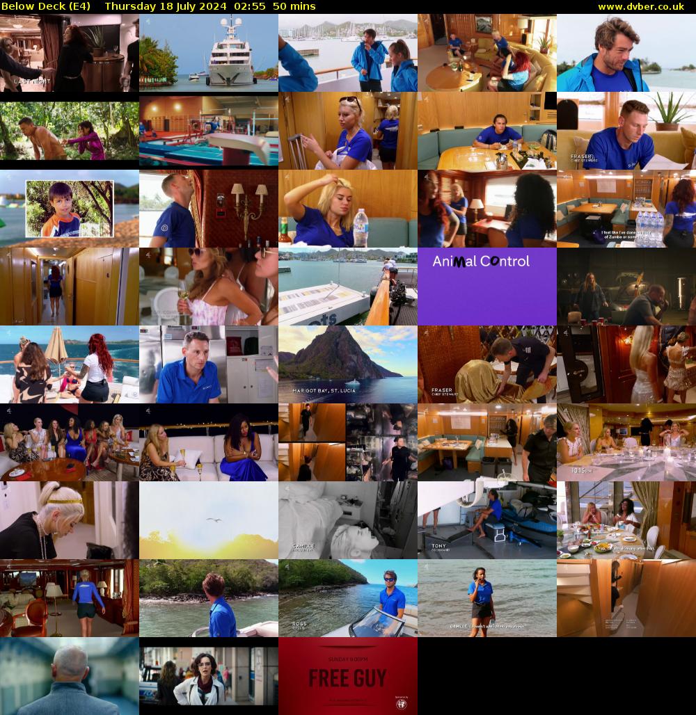 Below Deck (E4) Thursday 18 July 2024 02:55 - 03:45