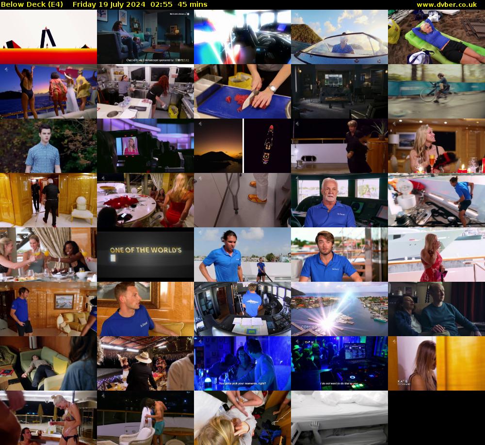 Below Deck (E4) Friday 19 July 2024 02:55 - 03:40