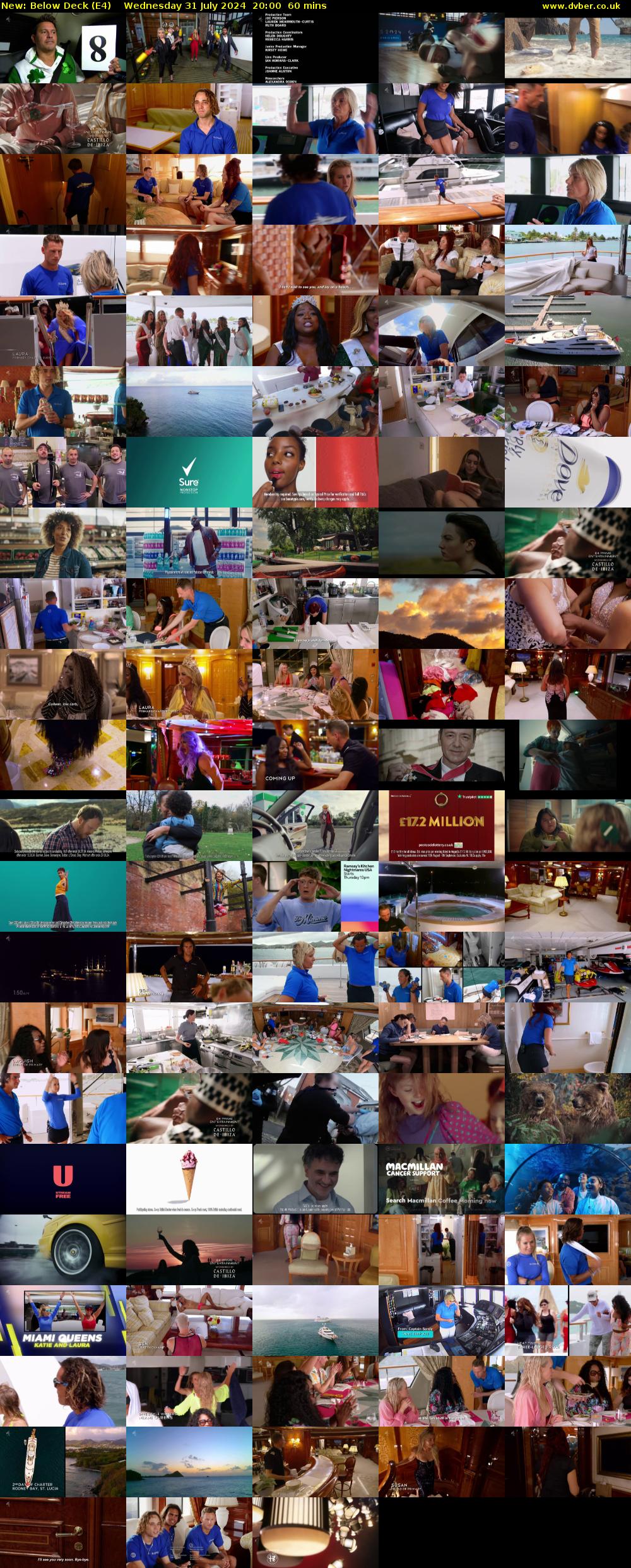 Below Deck (E4) Wednesday 31 July 2024 20:00 - 21:00