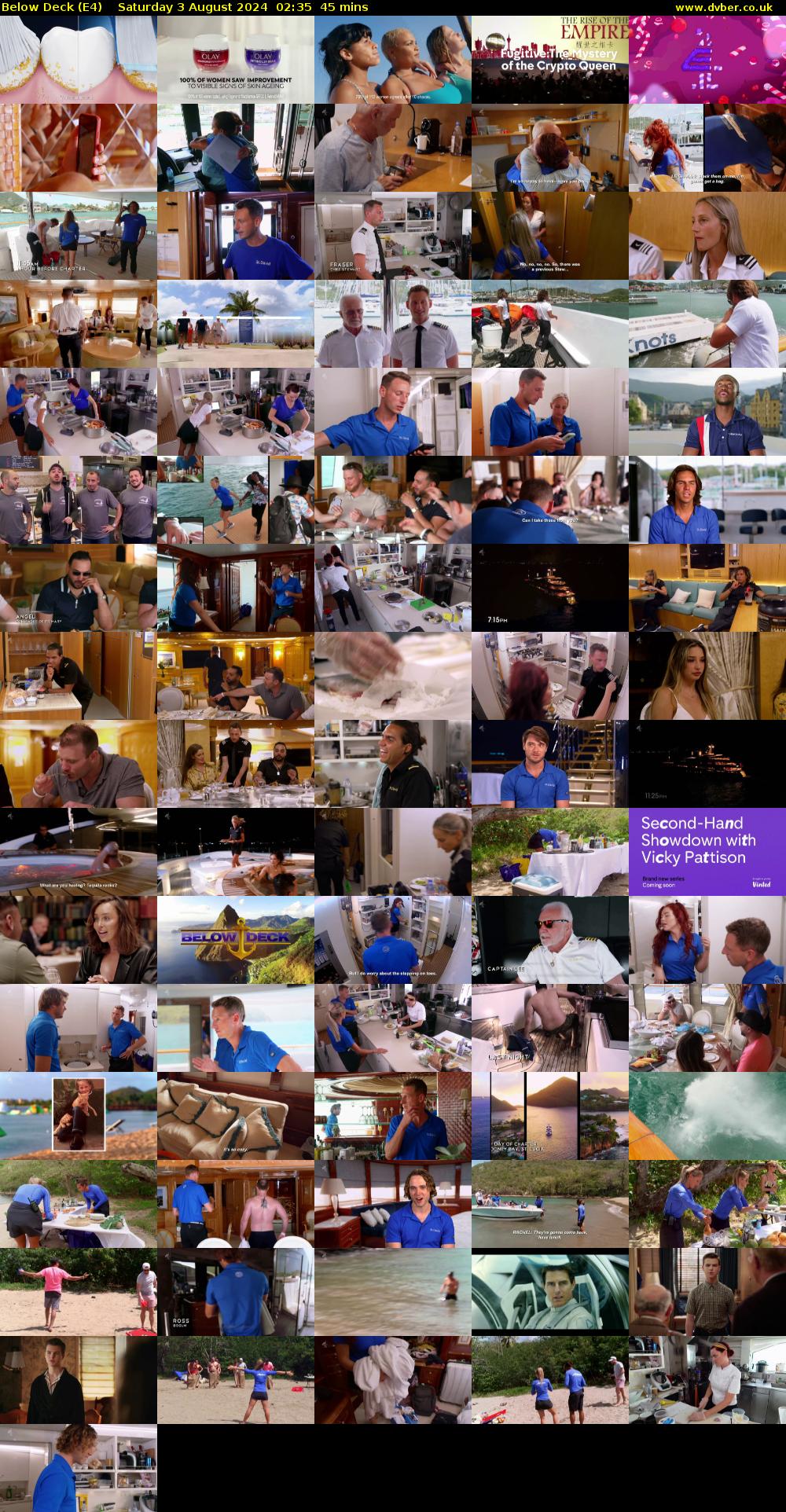 Below Deck (E4) Saturday 3 August 2024 02:35 - 03:20