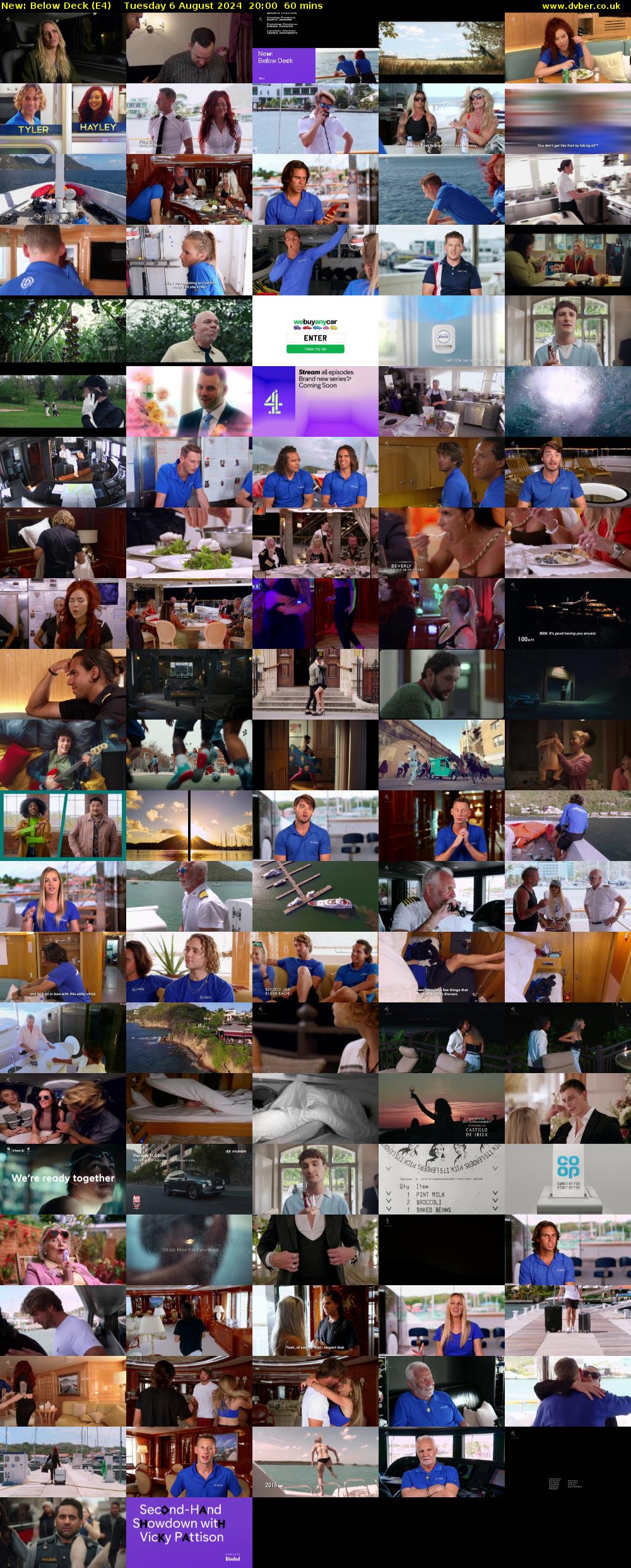 Below Deck (E4) Tuesday 6 August 2024 20:00 - 21:00