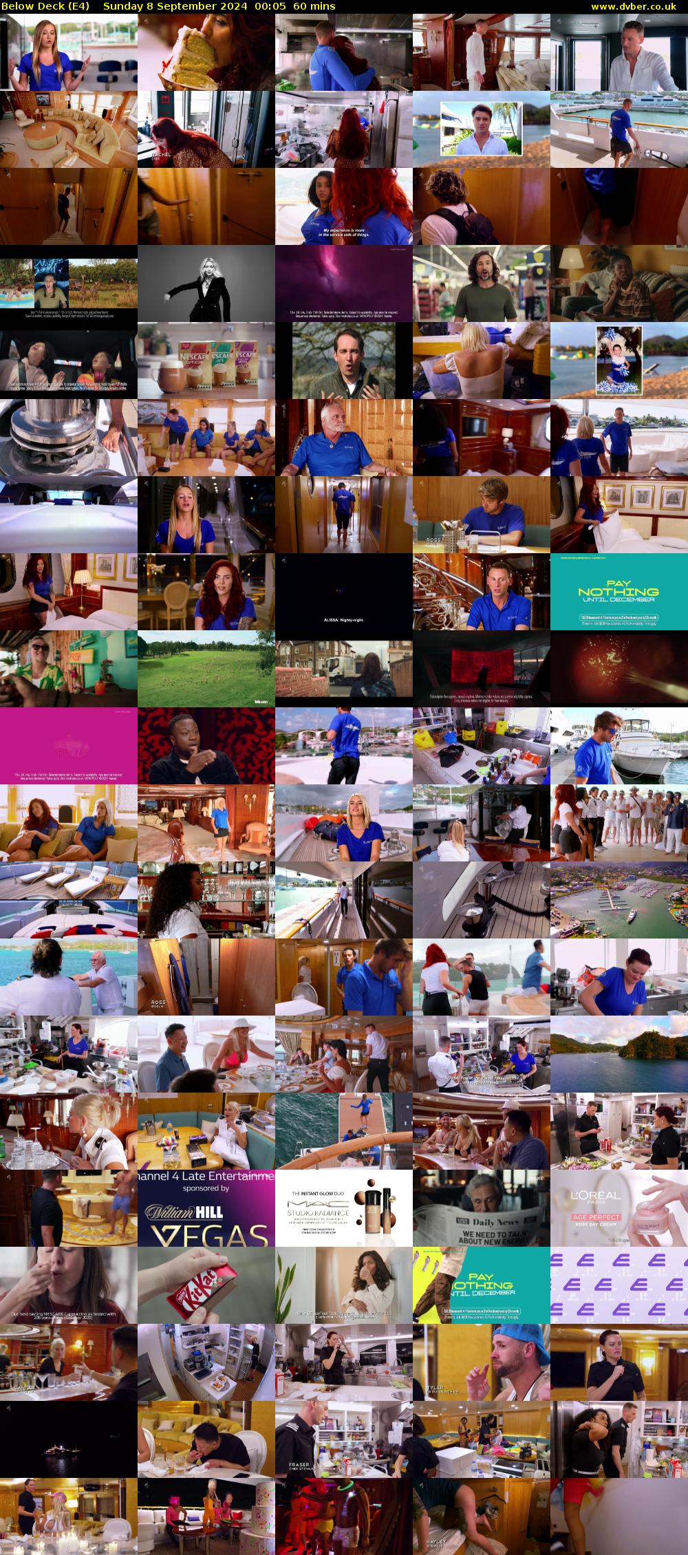 Below Deck (E4) Sunday 8 September 2024 00:05 - 01:05