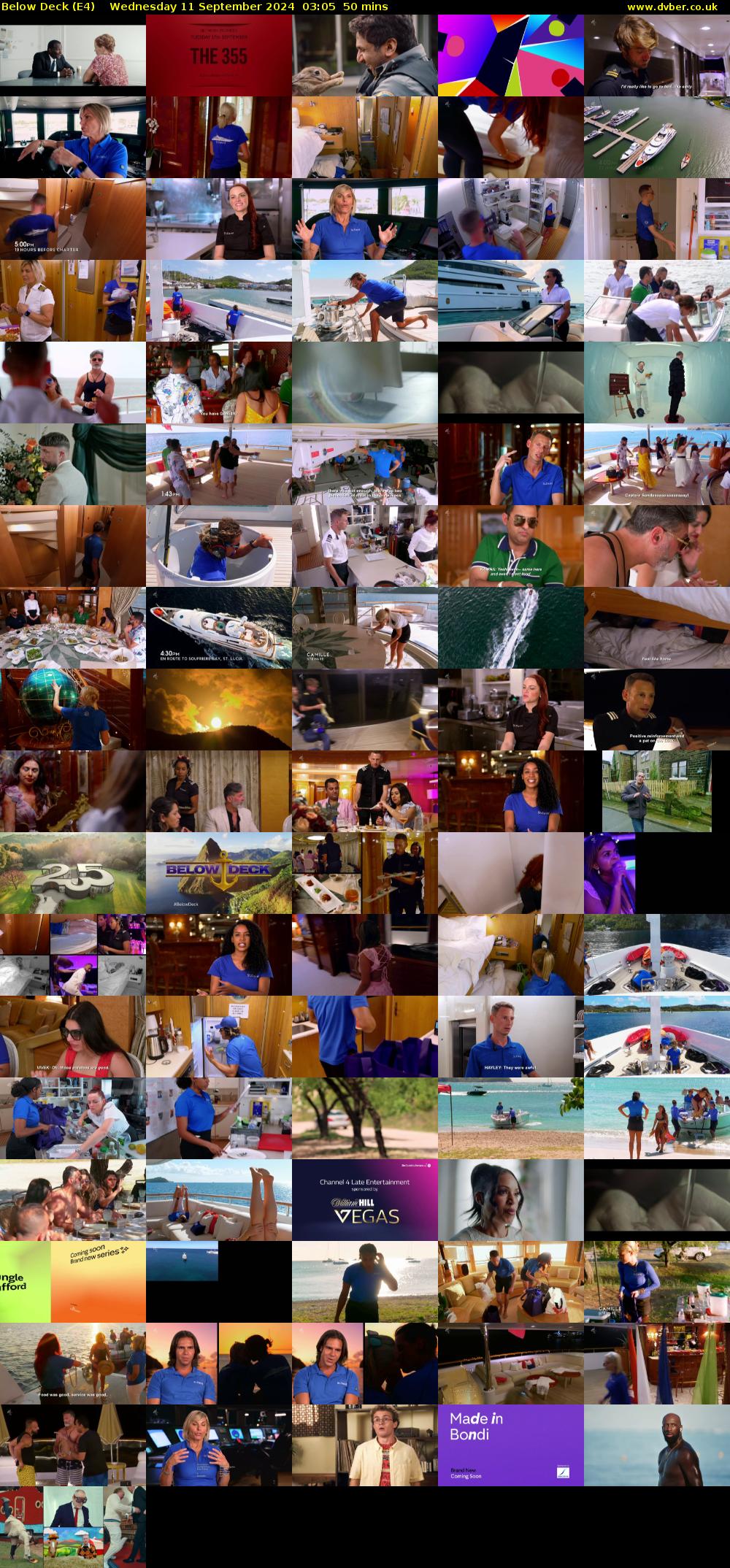 Below Deck (E4) Wednesday 11 September 2024 03:05 - 03:55
