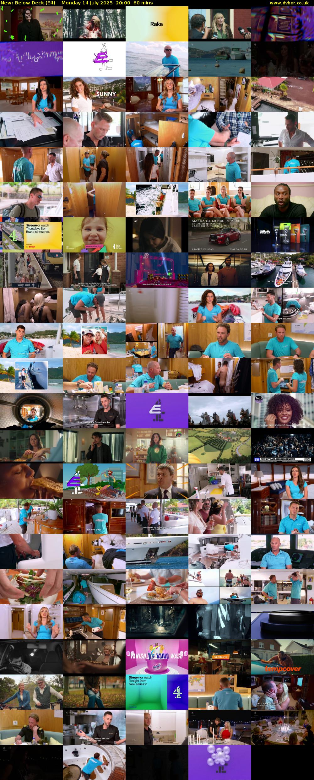 Below Deck (E4) Monday 14 July 2025 20:00 - 21:00