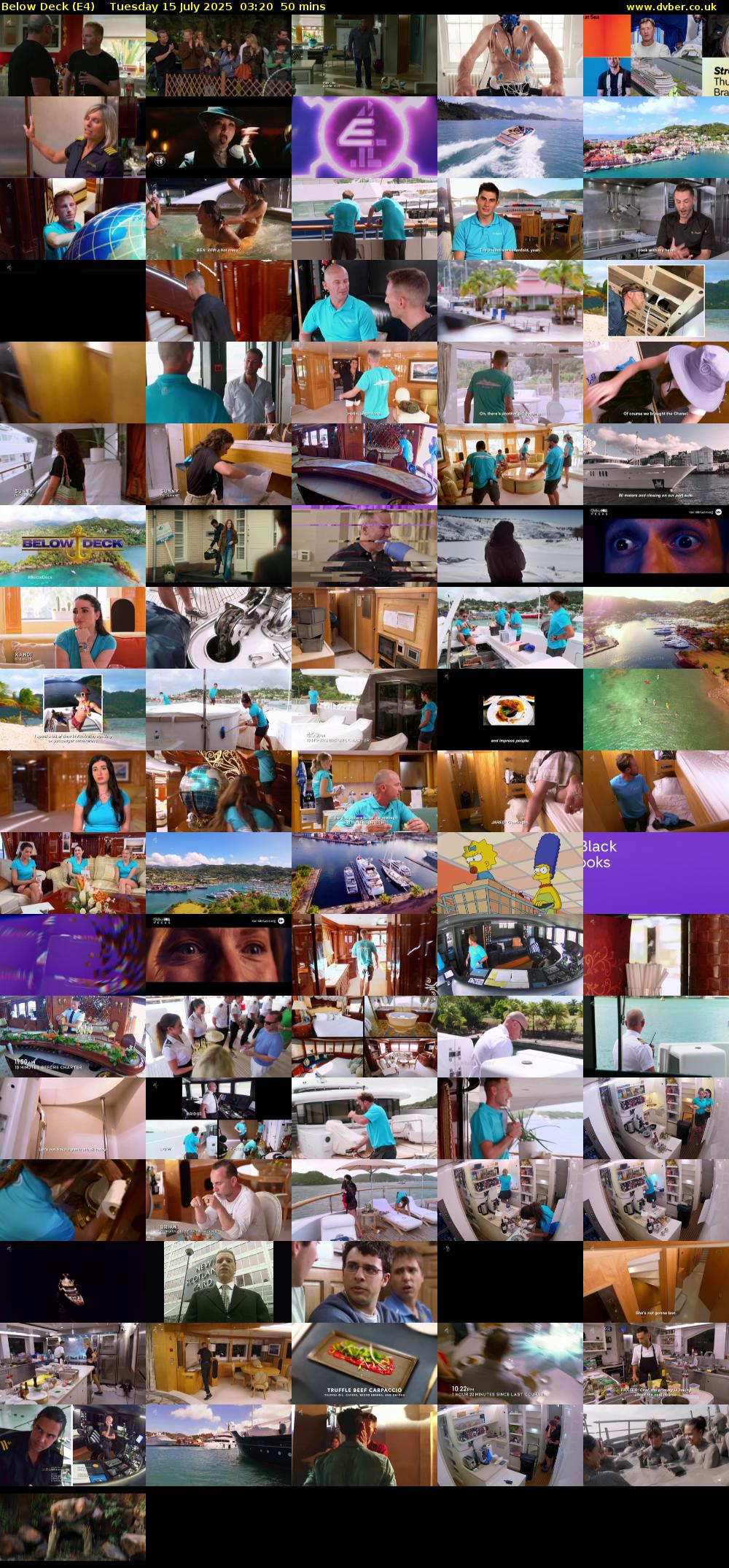 Below Deck (E4) Tuesday 15 July 2025 03:20 - 04:10