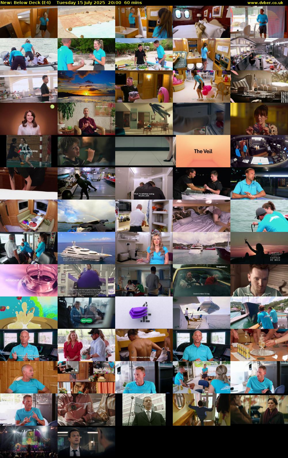 Below Deck (E4) Tuesday 15 July 2025 20:00 - 21:00