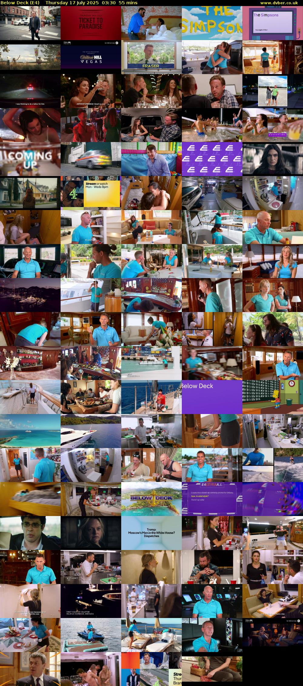 Below Deck (E4) Thursday 17 July 2025 03:30 - 04:25