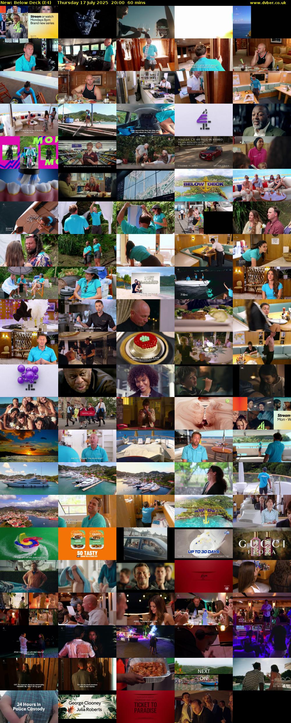 Below Deck (E4) Thursday 17 July 2025 20:00 - 21:00