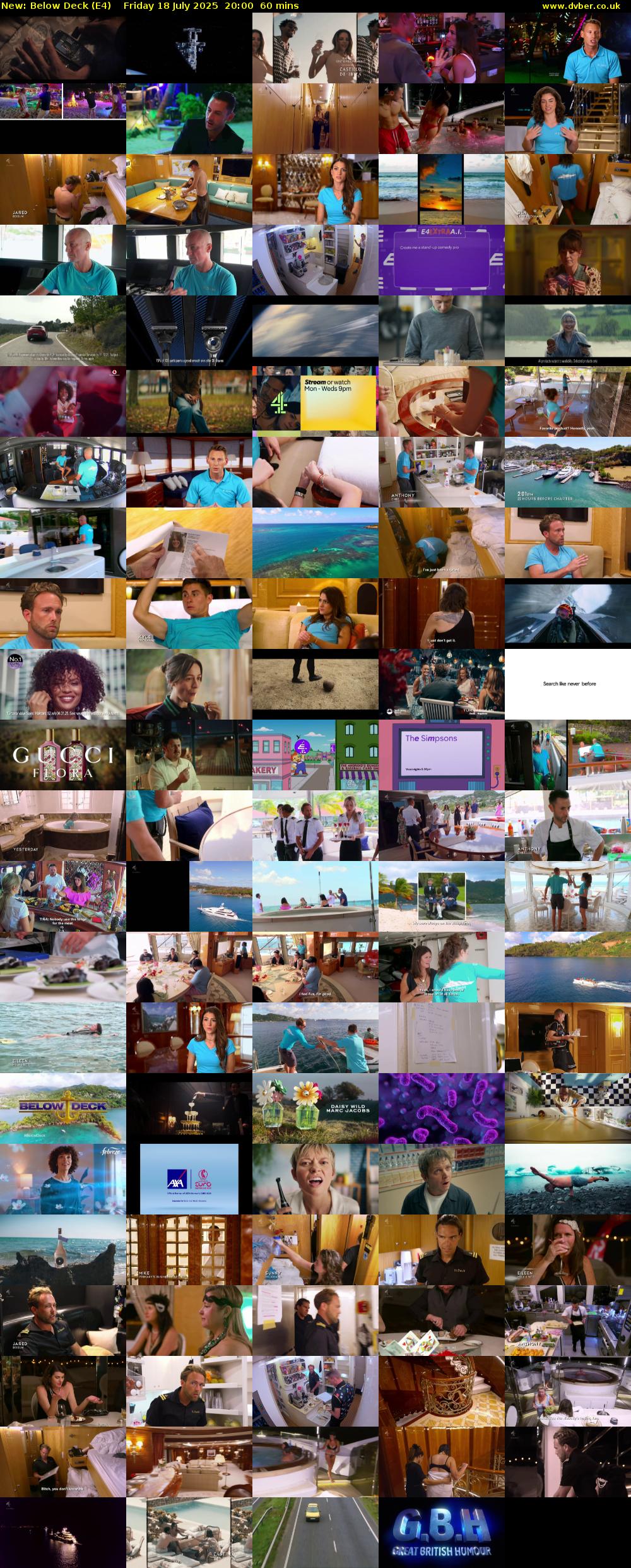 Below Deck (E4) Friday 18 July 2025 20:00 - 21:00