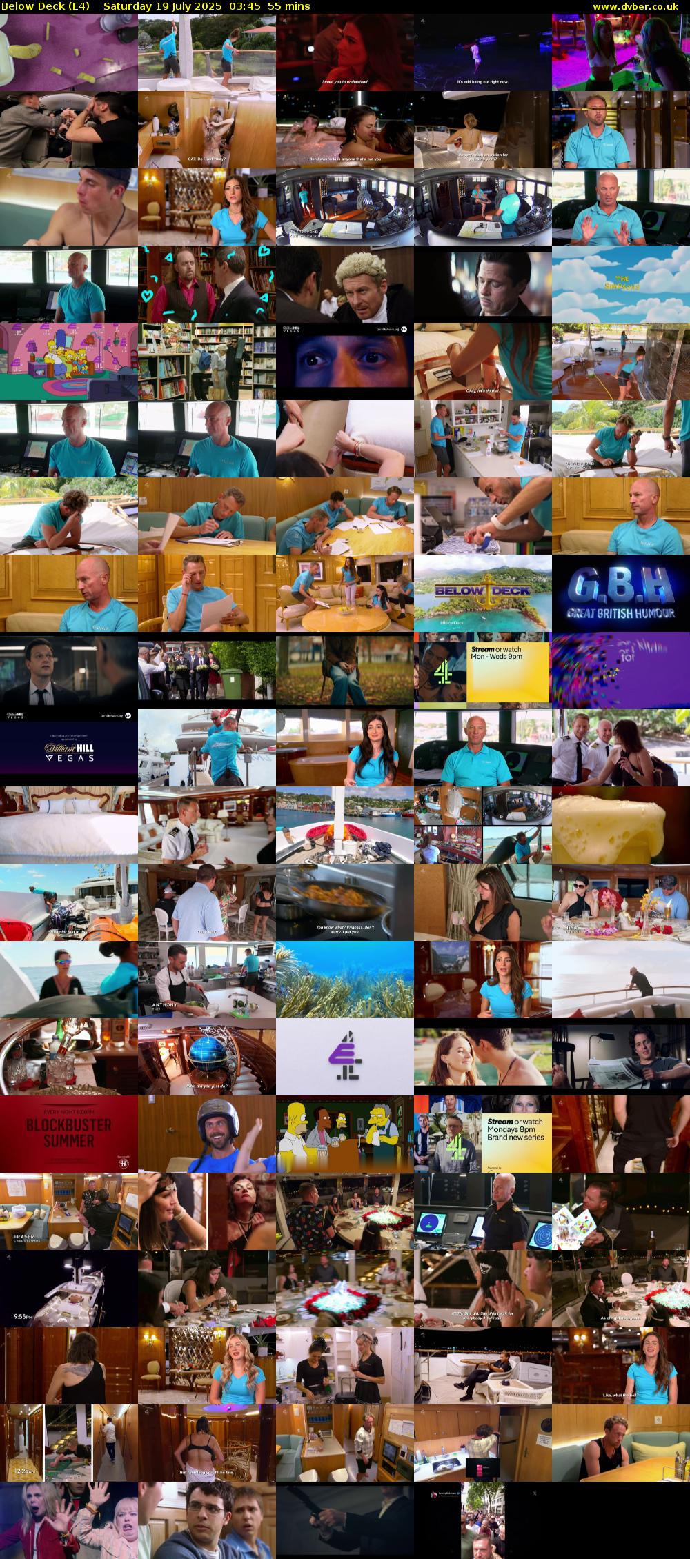 Below Deck (E4) Saturday 19 July 2025 03:45 - 04:40