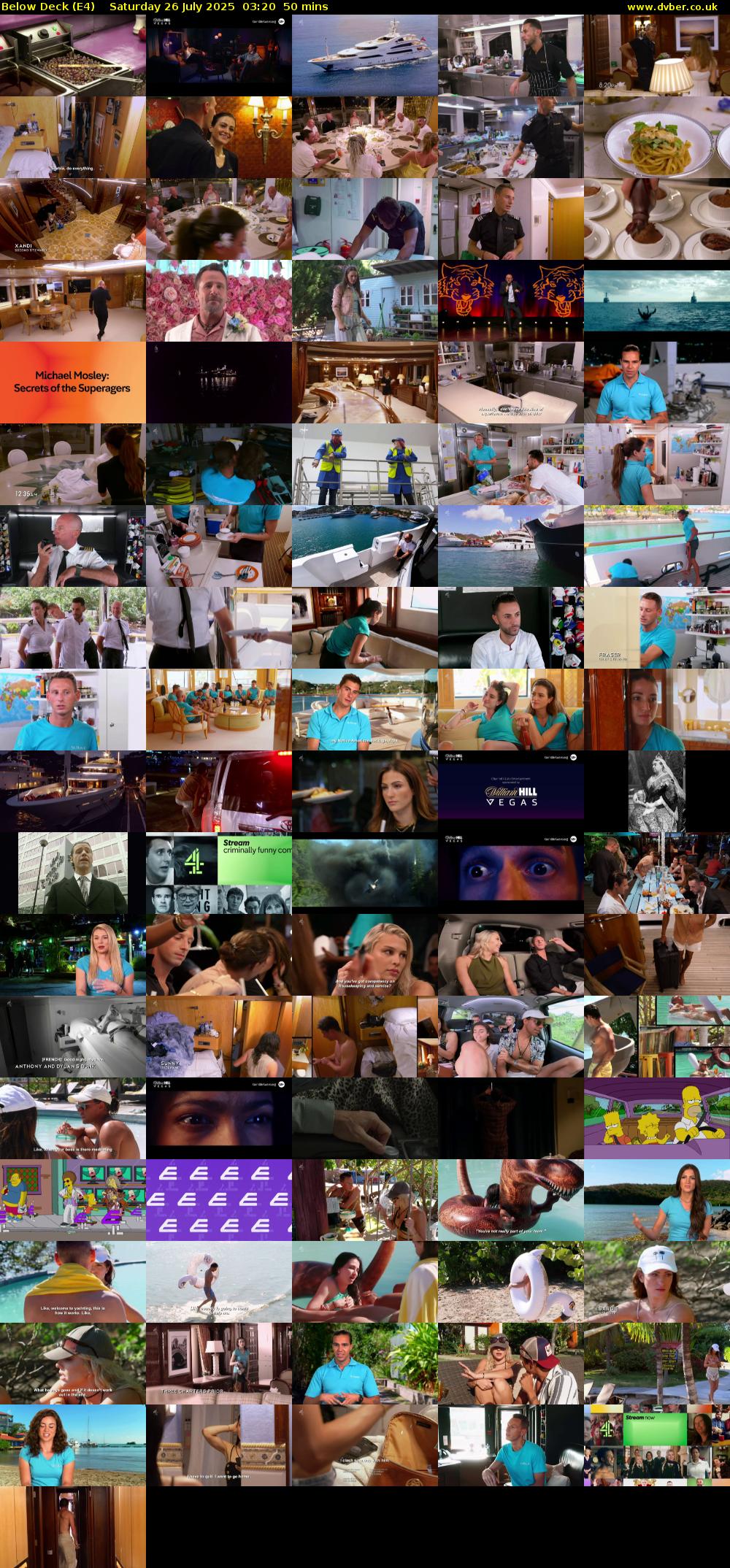 Below Deck (E4) Saturday 26 July 2025 03:20 - 04:10