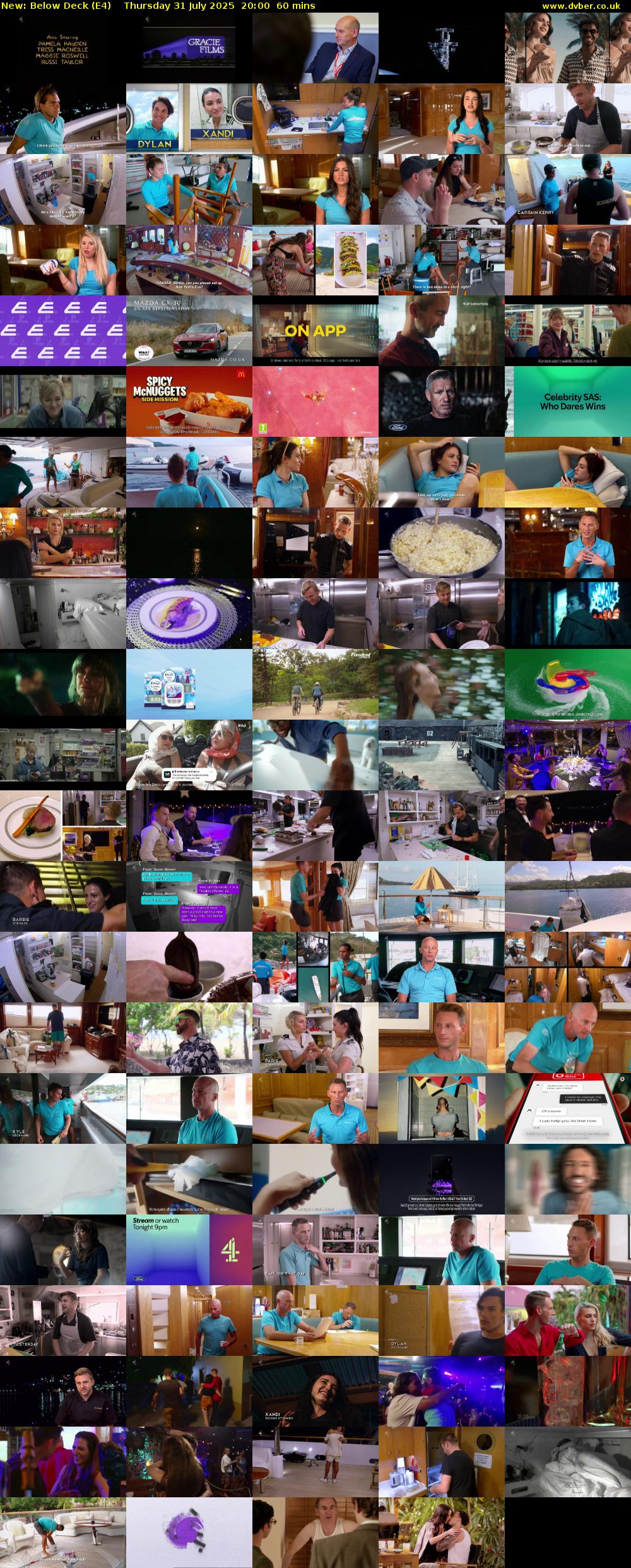 Below Deck (E4) Thursday 31 July 2025 20:00 - 21:00