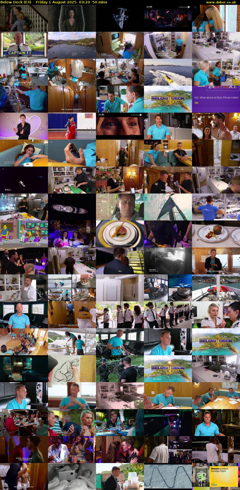 Below Deck (E4) Friday 1 August 2025 03:20 - 04:10