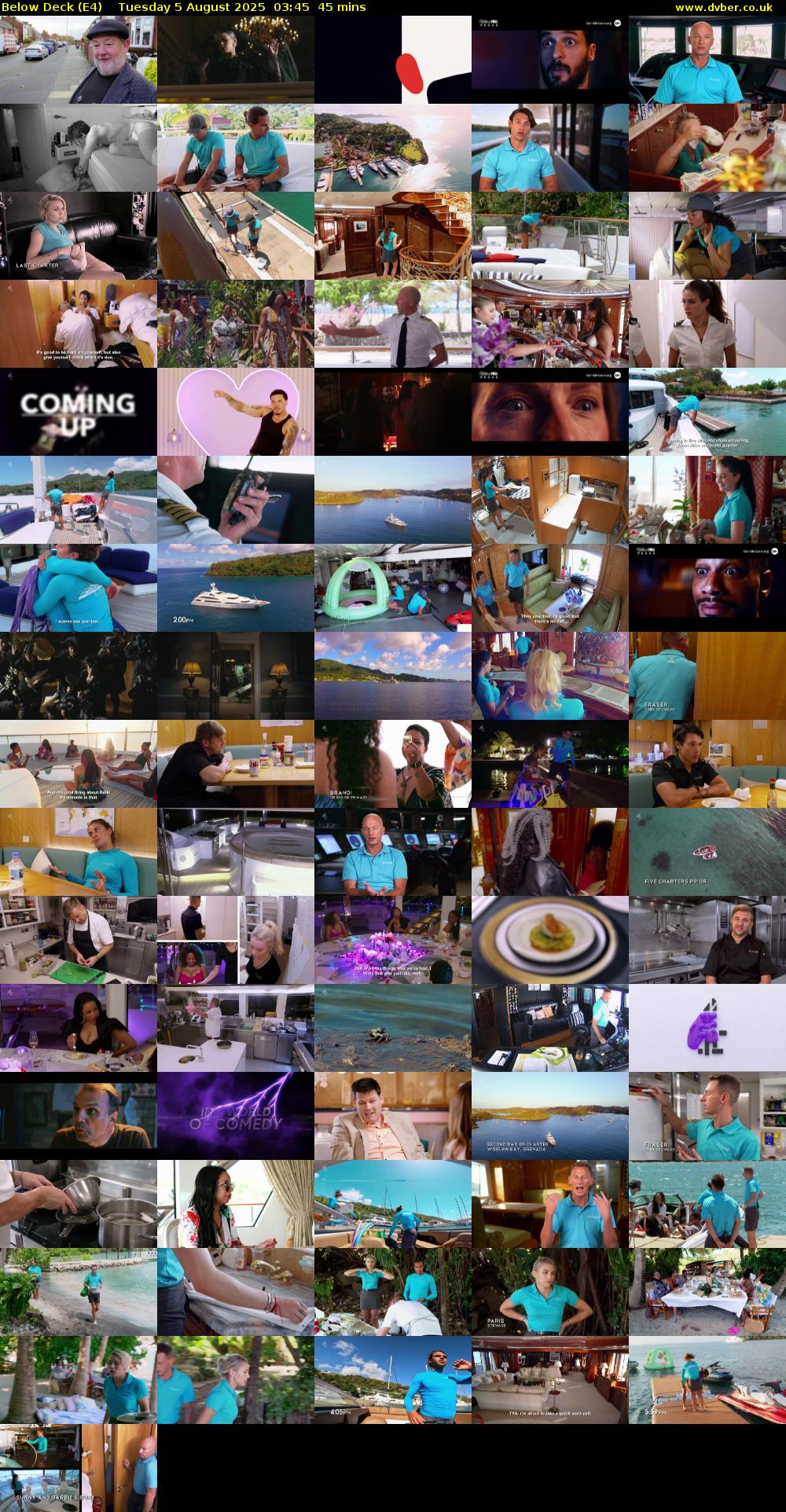 Below Deck (E4) Tuesday 5 August 2025 03:45 - 04:30