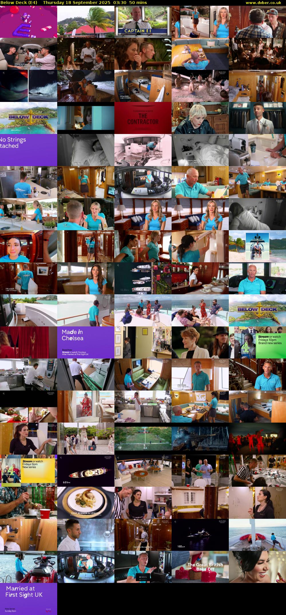 Below Deck (E4) Thursday 18 September 2025 03:30 - 04:20