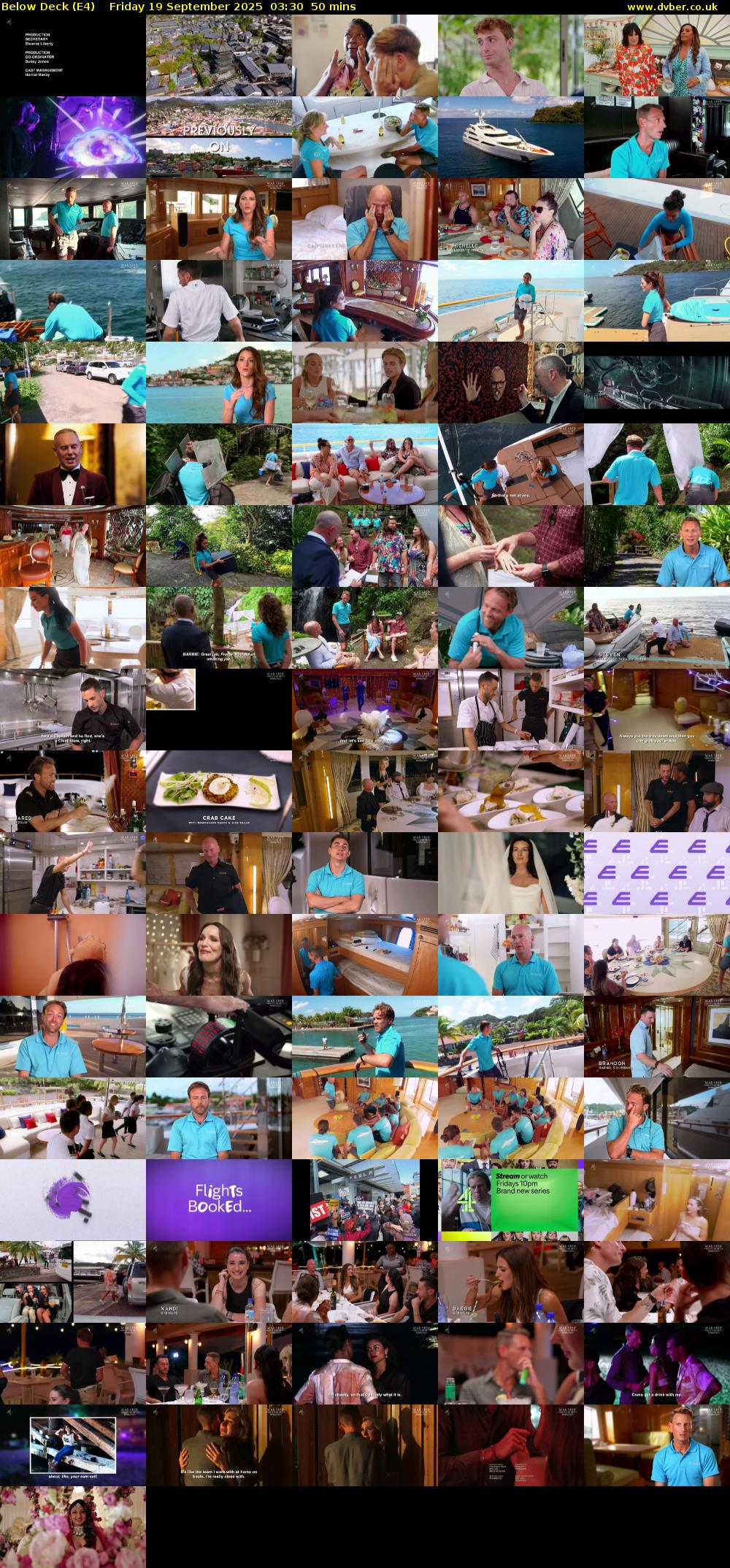 Below Deck (E4) Friday 19 September 2025 03:30 - 04:20
