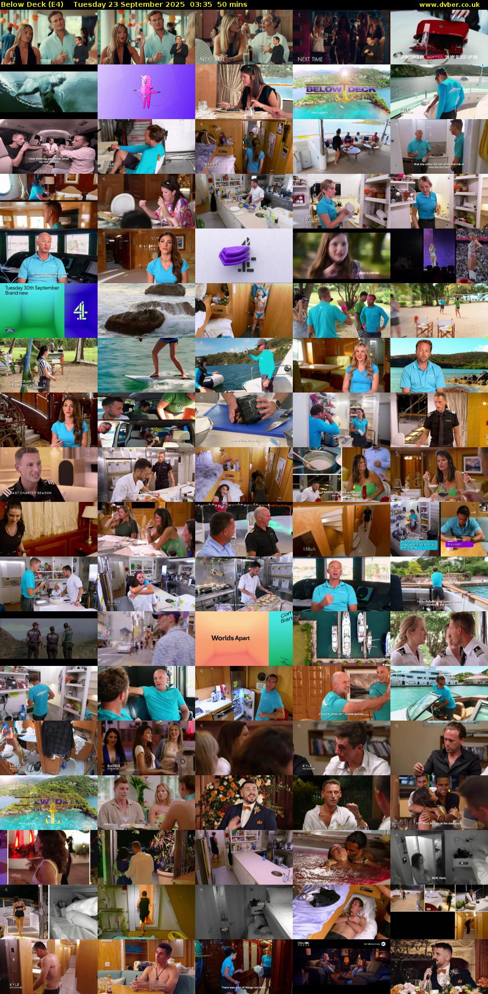 Below Deck (E4) Tuesday 23 September 2025 03:35 - 04:25