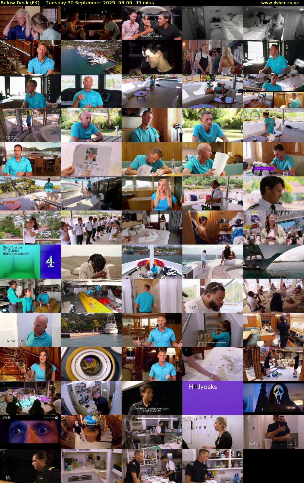 Below Deck (E4) Tuesday 30 September 2025 03:00 - 03:45