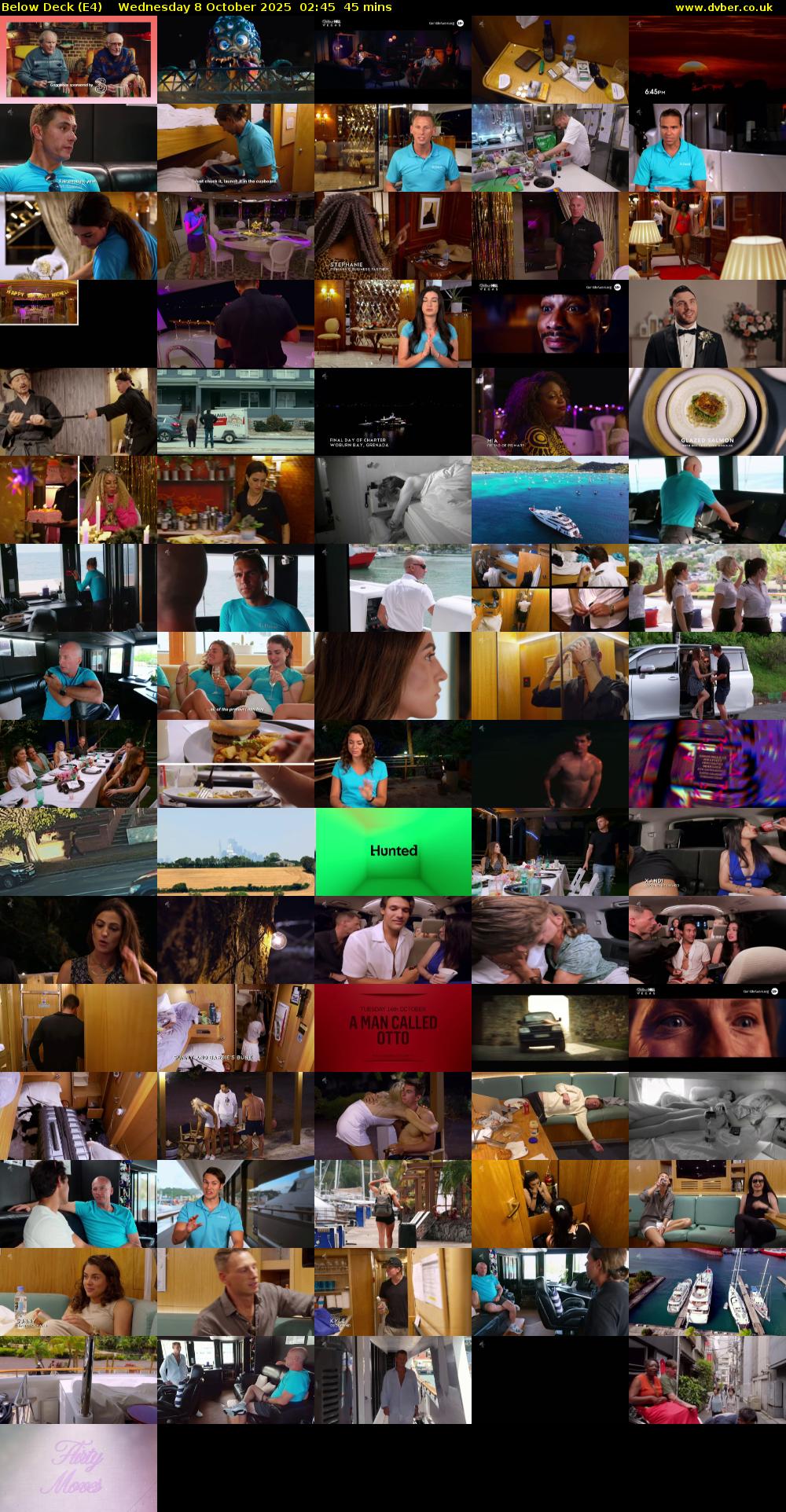 Below Deck (E4) Wednesday 8 October 2025 02:45 - 03:30