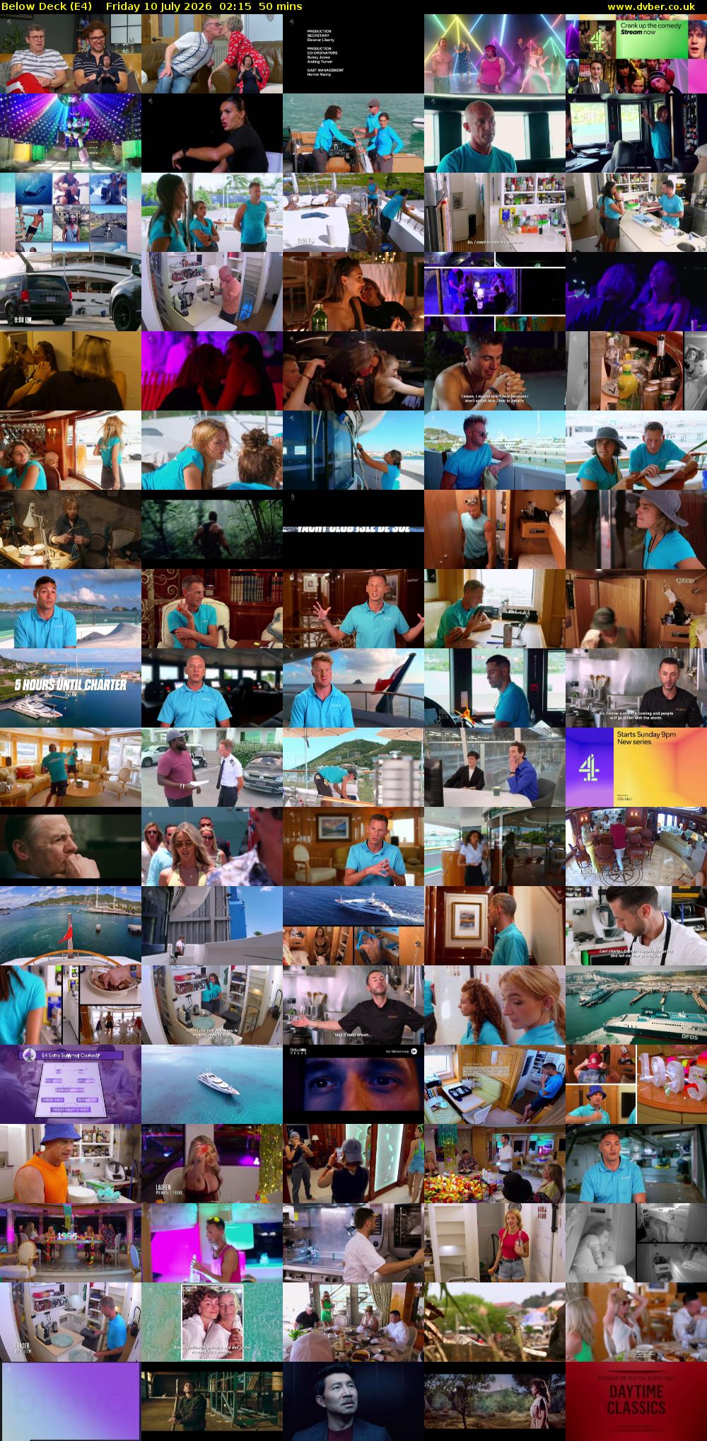 Below Deck (E4) Friday 10 July 2026 02:15 - 03:05