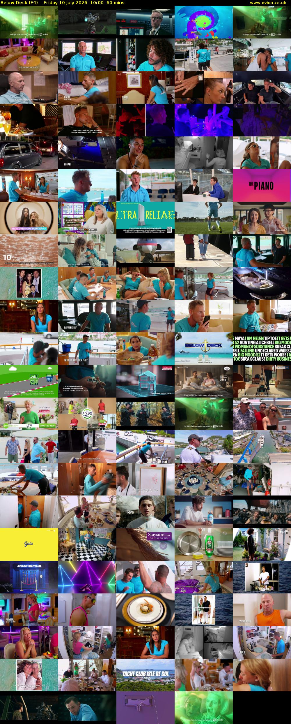 Below Deck (E4) Friday 10 July 2026 10:00 - 11:00