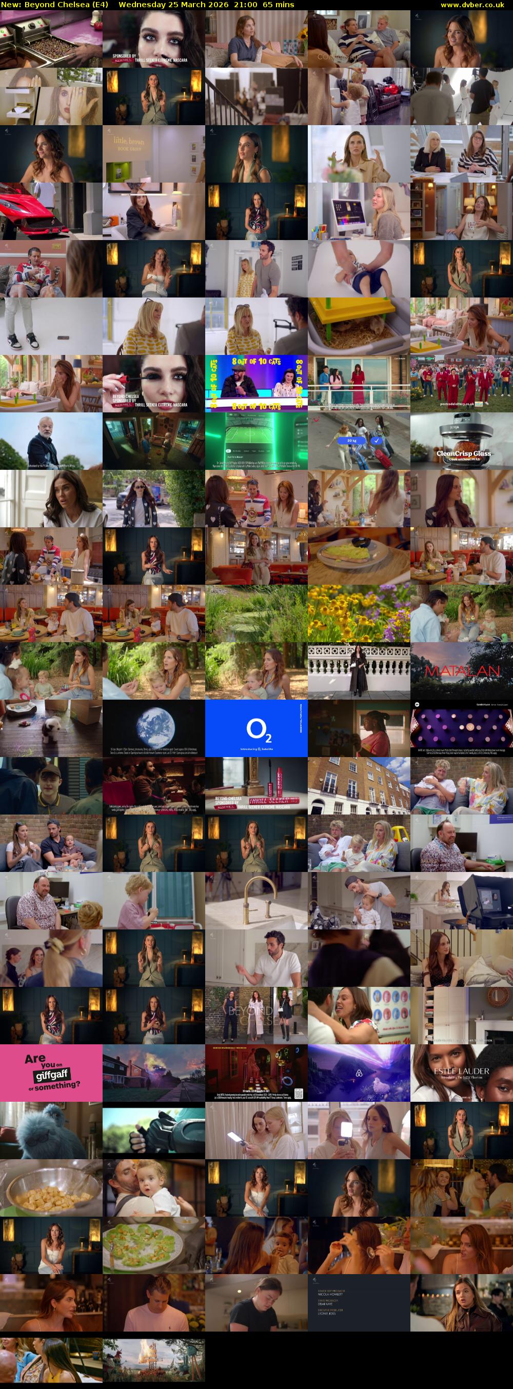 Beyond Chelsea (E4) Wednesday 25 March 2026 21:00 - 22:05