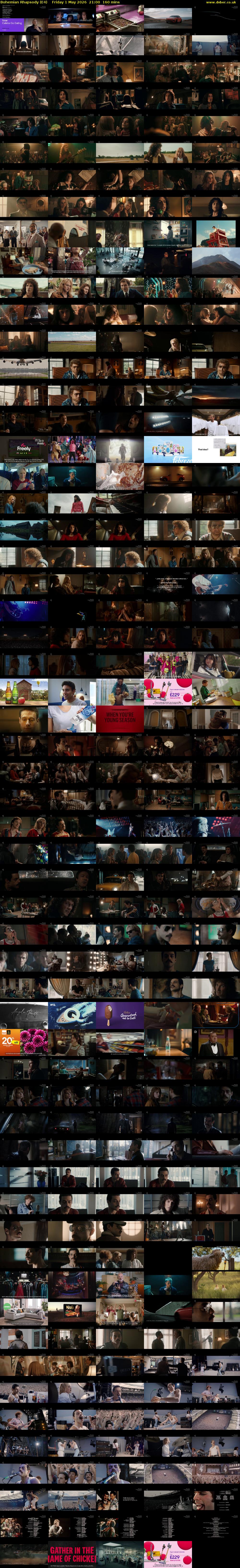 Bohemian Rhapsody (E4) Friday 1 May 2026 21:00 - 23:40