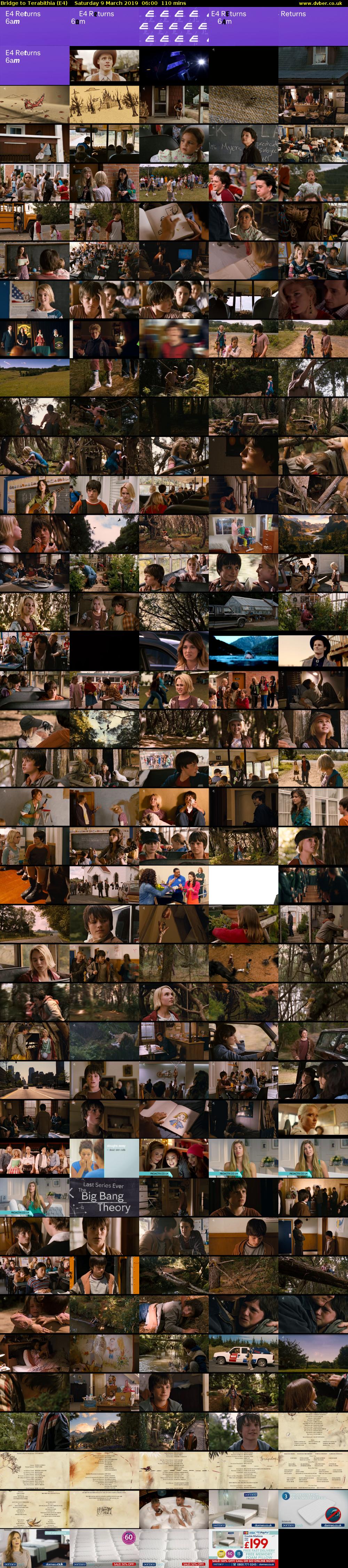 Bridge to Terabithia (E4) Saturday 9 March 2019 06:00 - 07:50