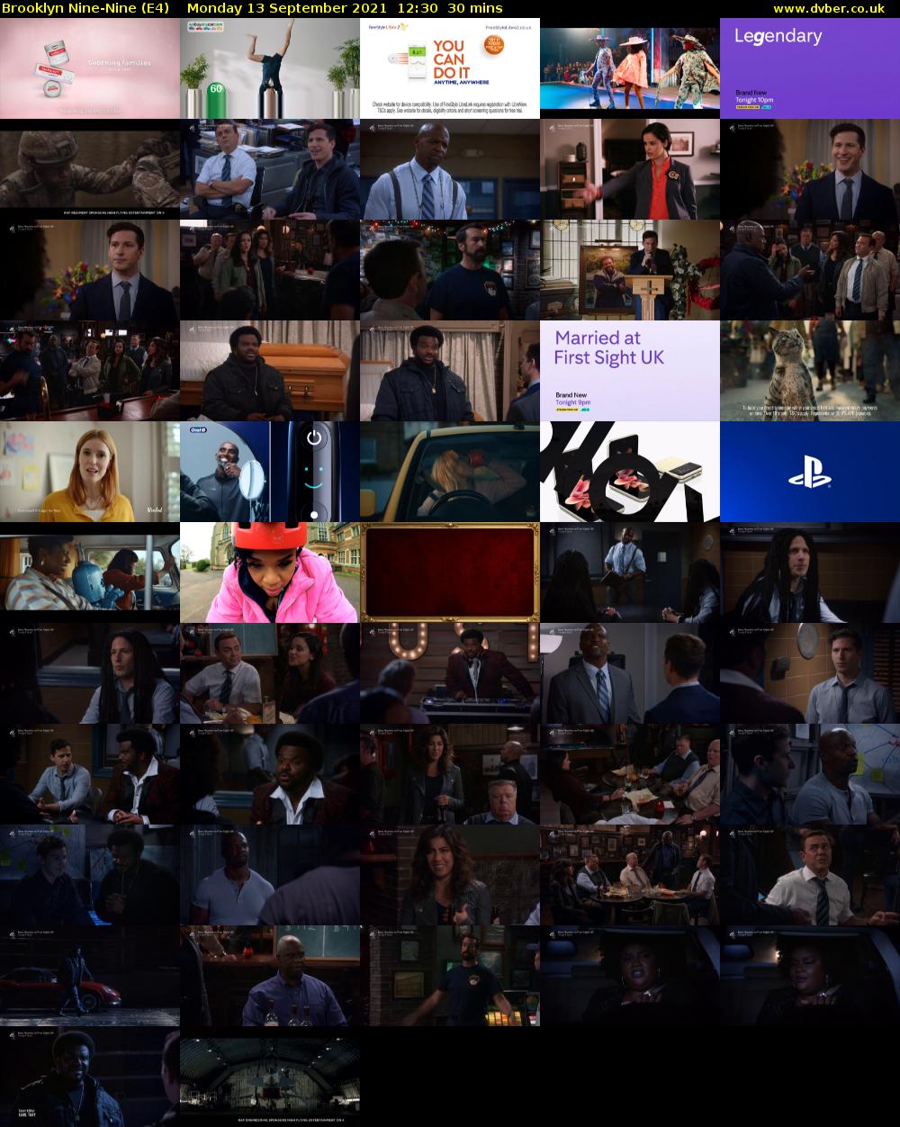 Brooklyn Nine-Nine (E4) Monday 13 September 2021 12:30 - 13:00