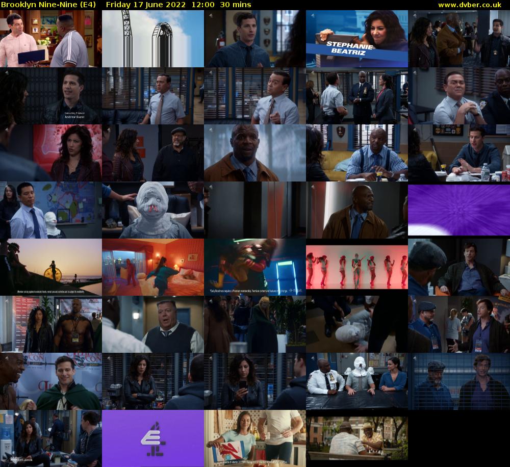 Brooklyn Nine-Nine (E4) Friday 17 June 2022 12:00 - 12:30