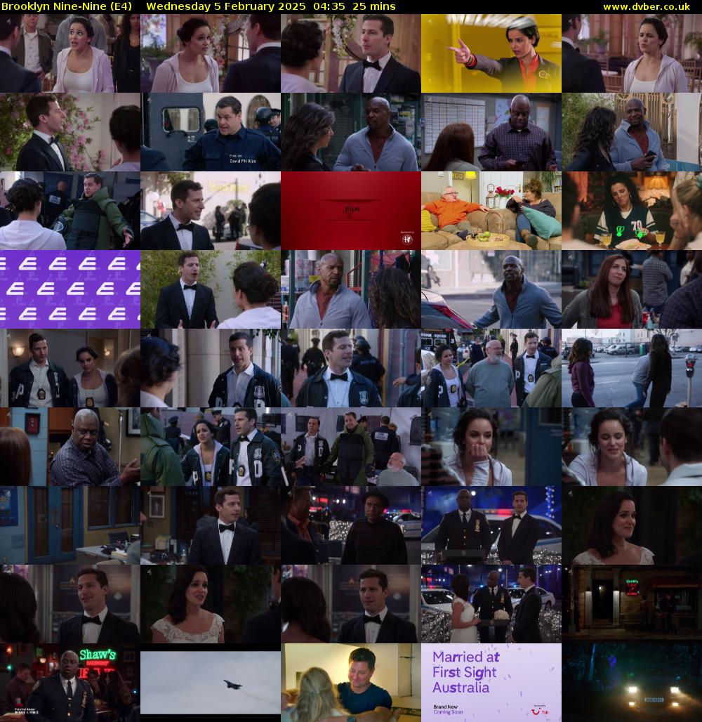 Brooklyn Nine-Nine (E4) Wednesday 5 February 2025 04:35 - 05:00
