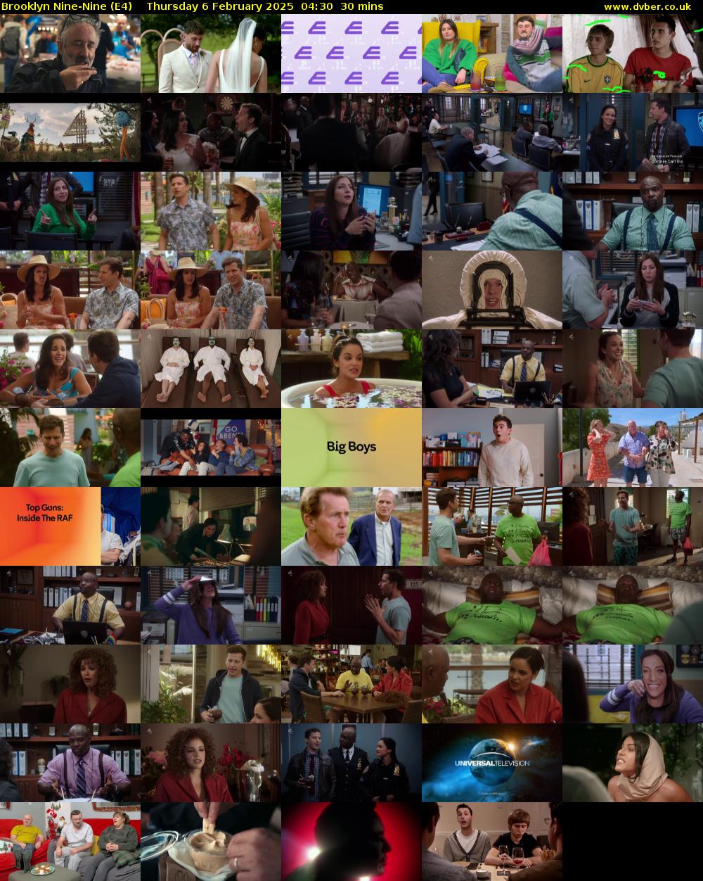 Brooklyn Nine-Nine (E4) Thursday 6 February 2025 04:30 - 05:00