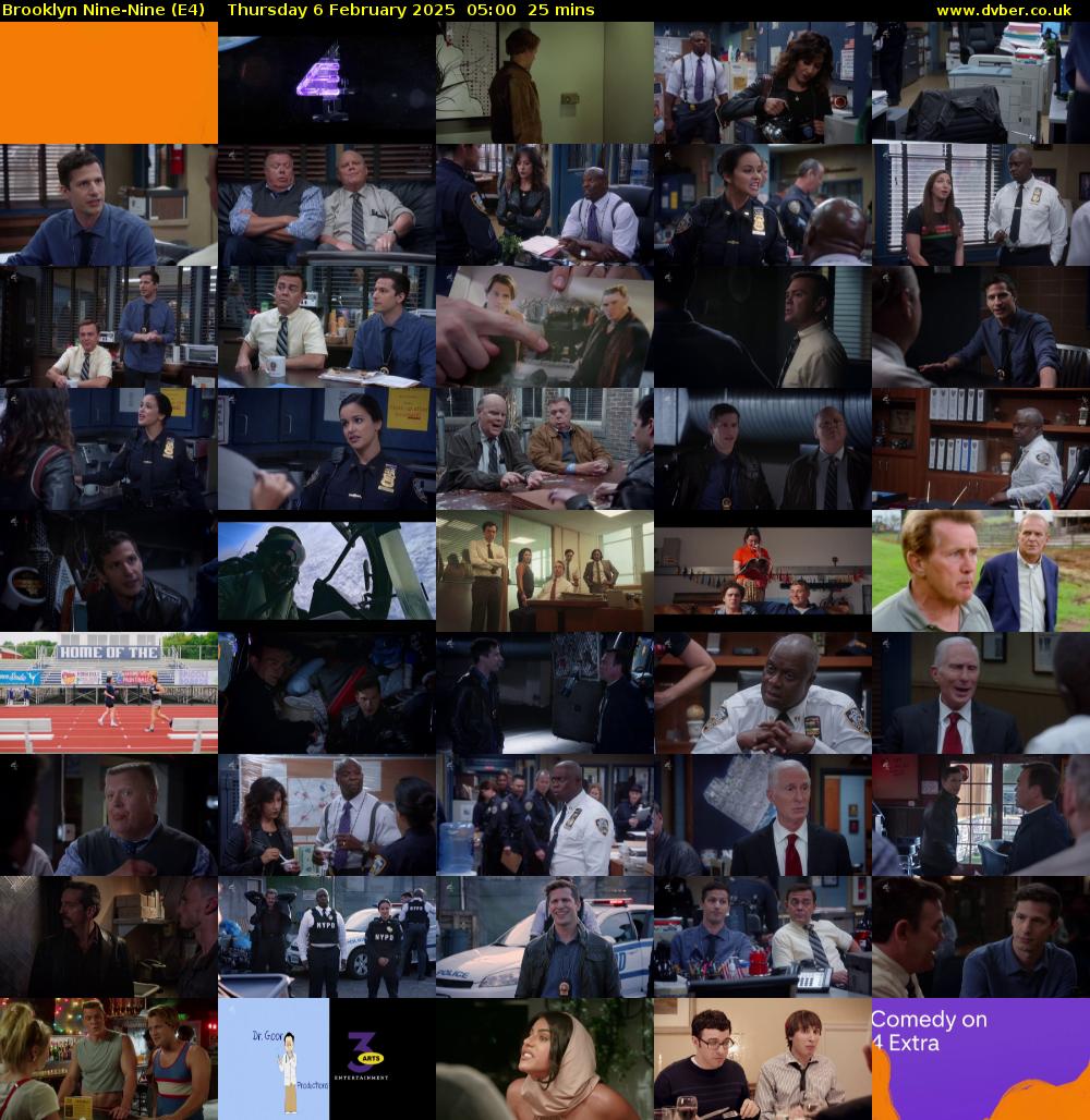 Brooklyn Nine-Nine (E4) Thursday 6 February 2025 05:00 - 05:25