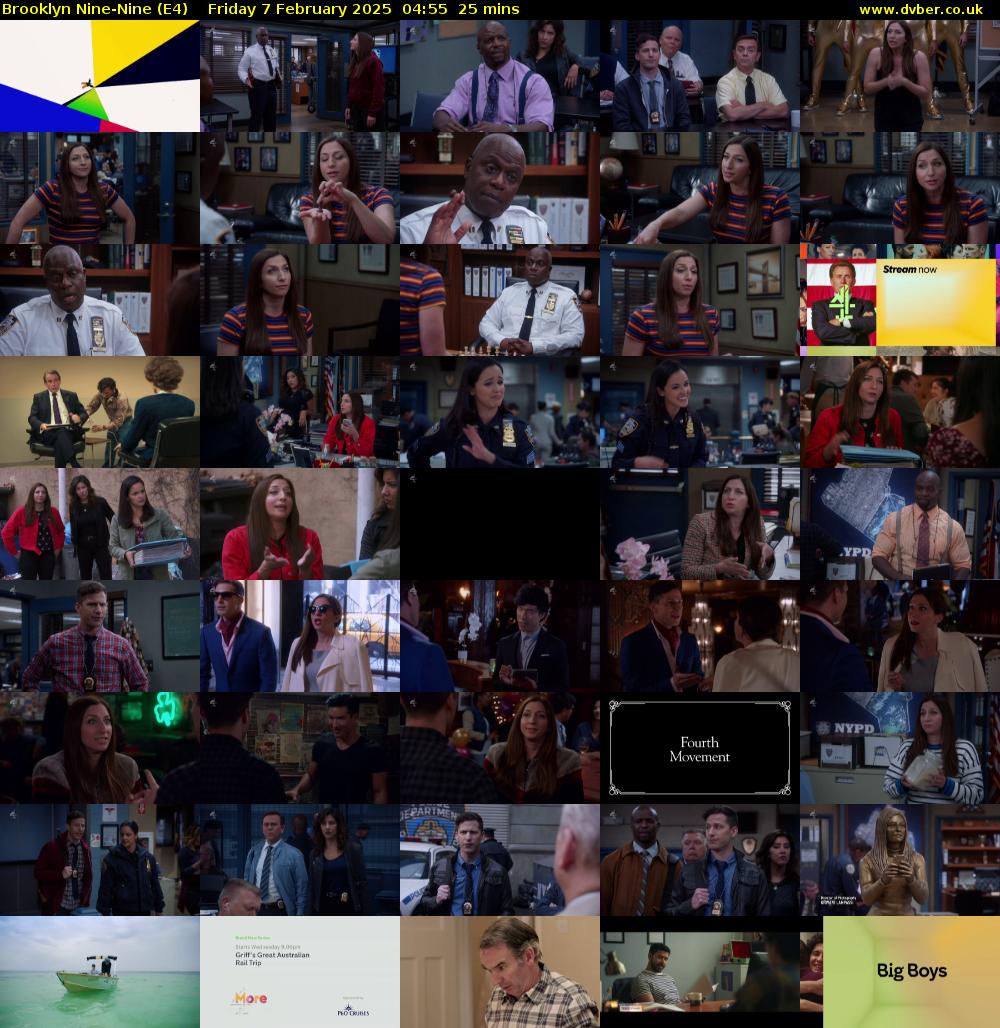 Brooklyn Nine-Nine (E4) Friday 7 February 2025 04:55 - 05:20