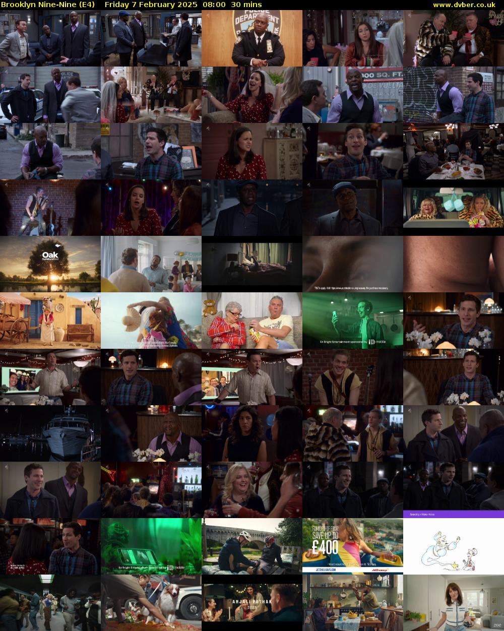 Brooklyn Nine-Nine (E4) Friday 7 February 2025 08:00 - 08:30