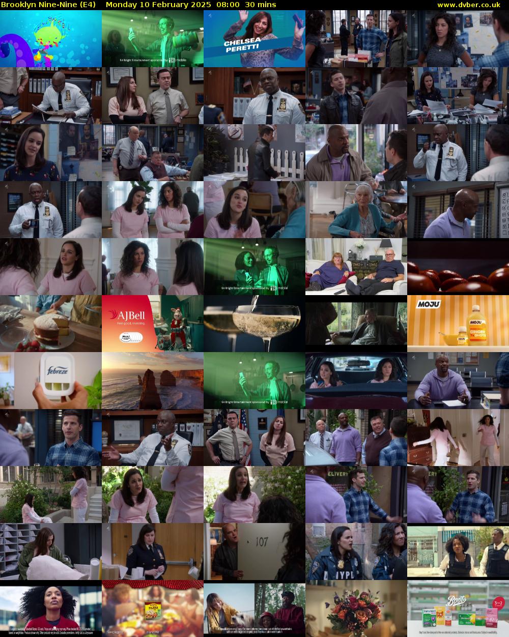 Brooklyn Nine-Nine (E4) Monday 10 February 2025 08:00 - 08:30