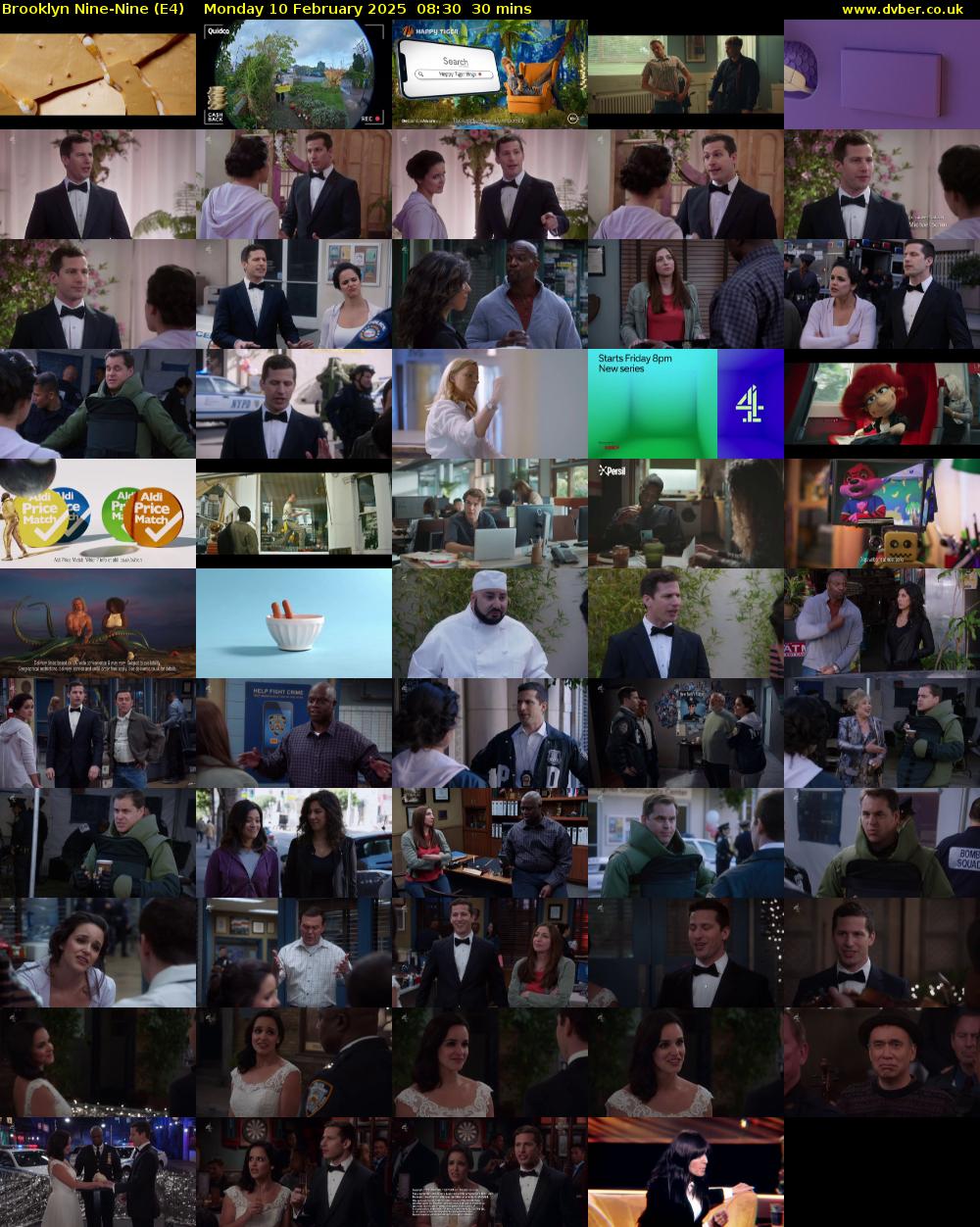 Brooklyn Nine-Nine (E4) Monday 10 February 2025 08:30 - 09:00