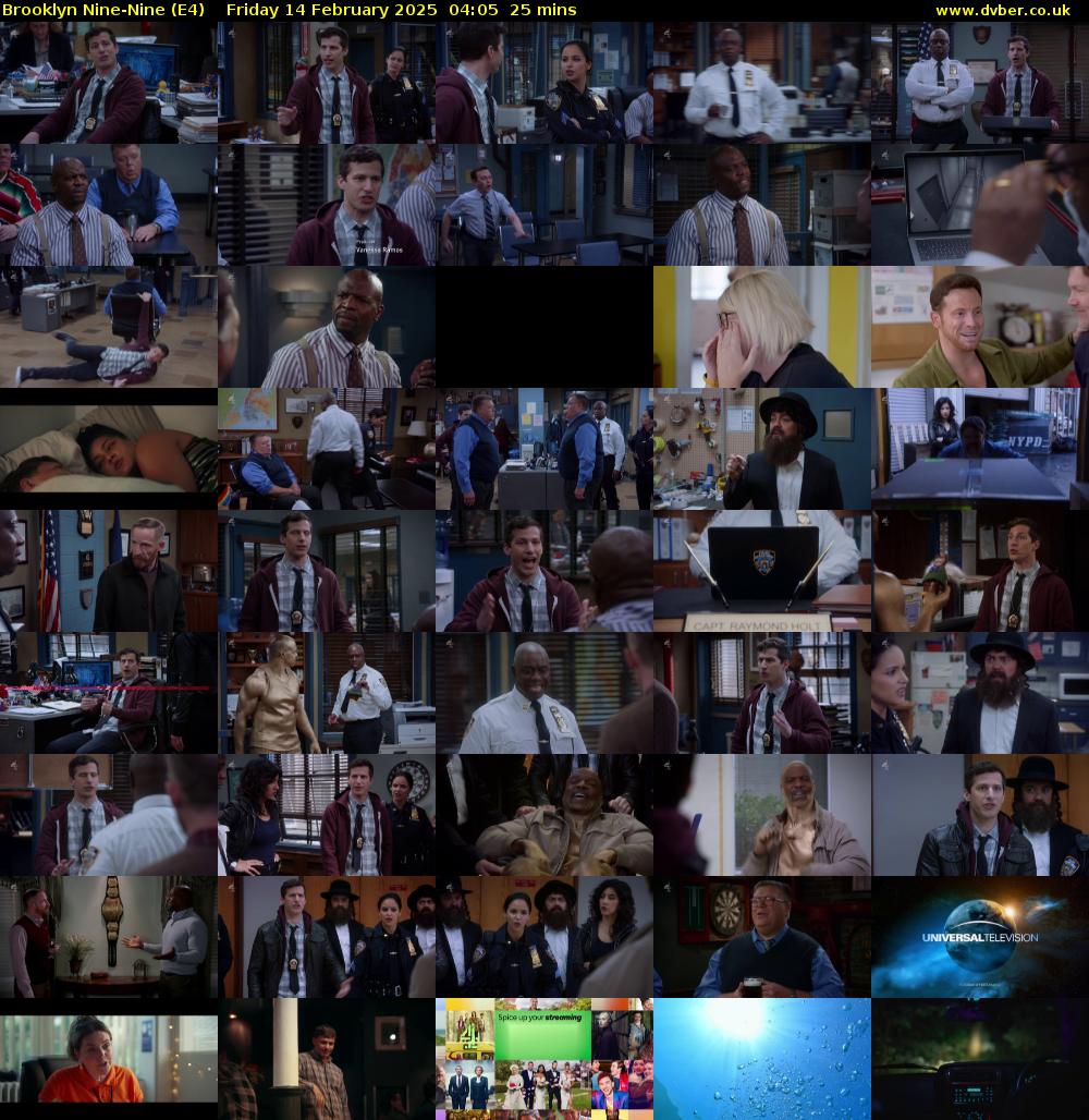 Brooklyn Nine-Nine (E4) Friday 14 February 2025 04:05 - 04:30