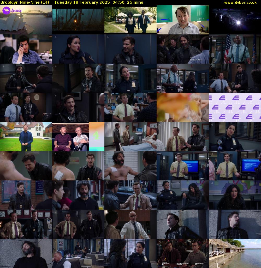 Brooklyn Nine-Nine (E4) Tuesday 18 February 2025 04:50 - 05:15